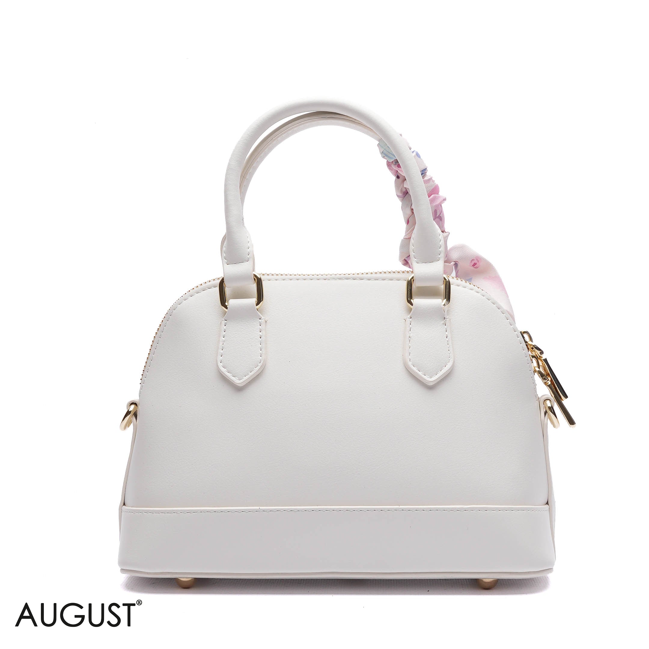 FLORAL DOME HANDBAG WITH SCARF