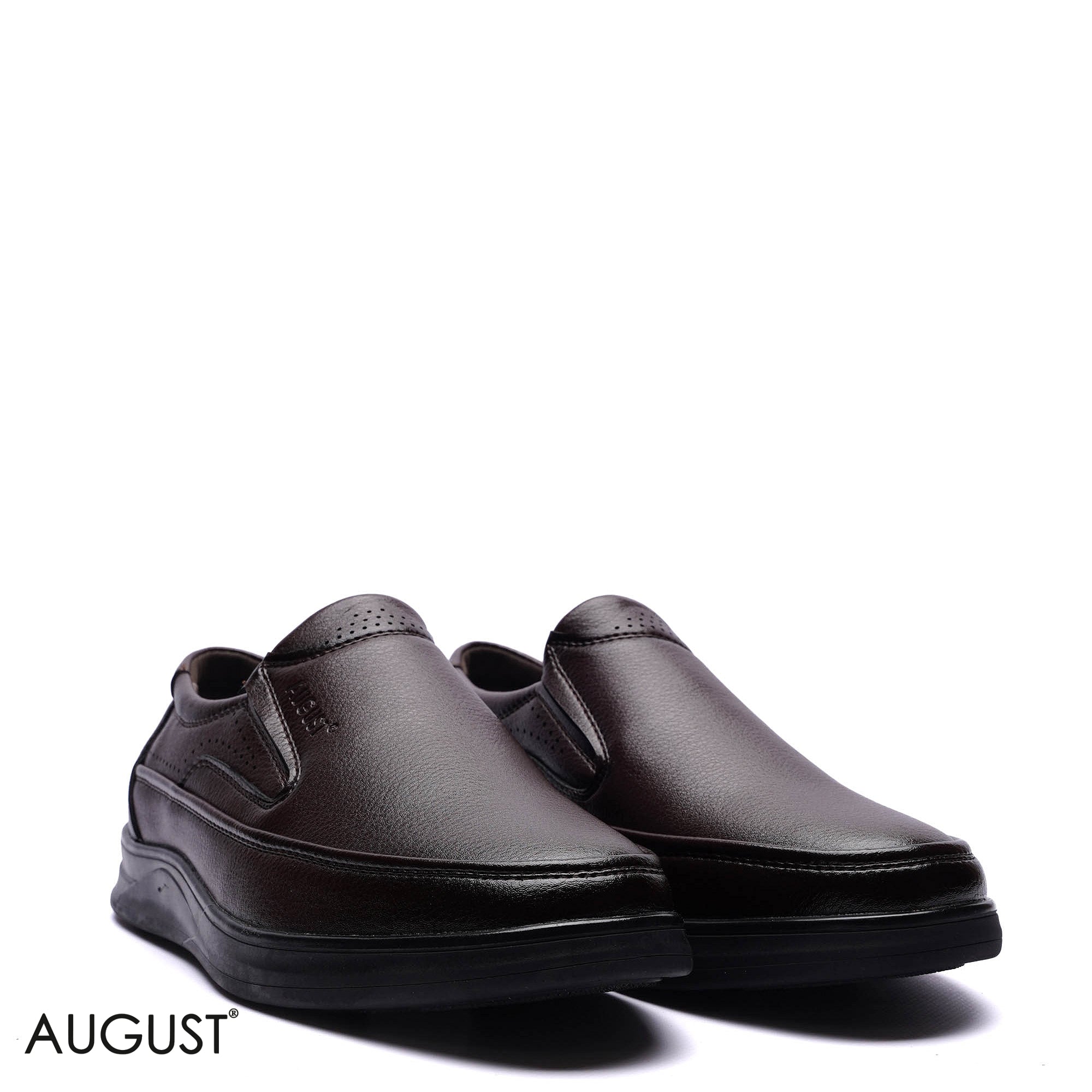 Premium Leather Comfort Slip-On Casuals