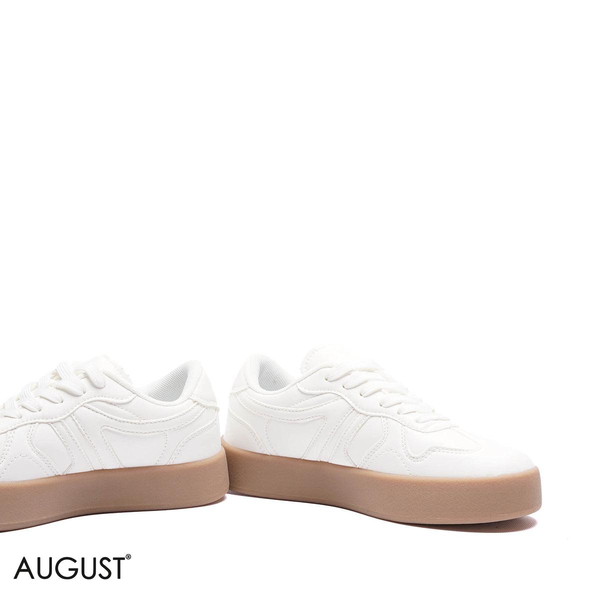CONTRAST STRIPE PLATFORM SNEAKERS