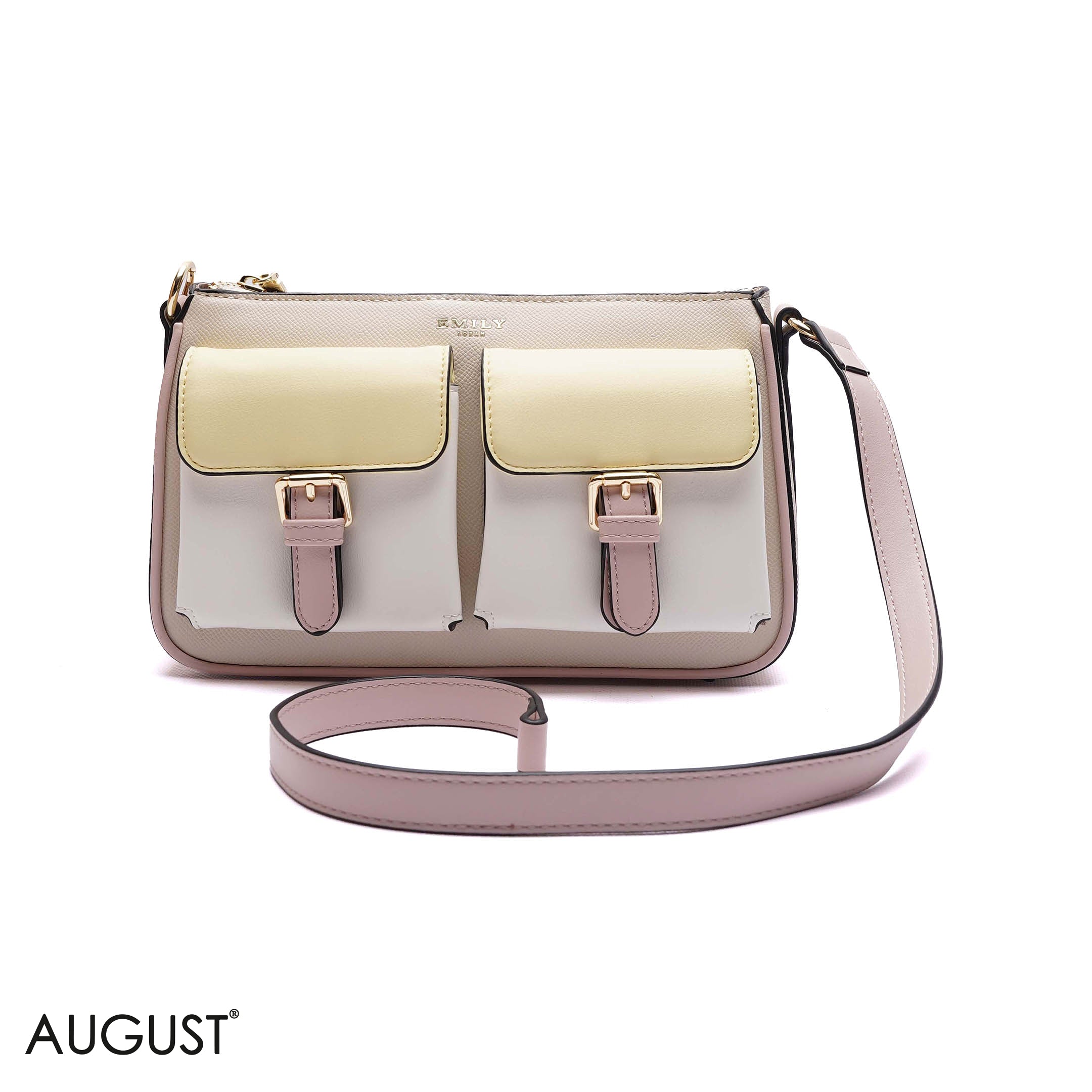 ELEGANT DUAL-POCKET CROSSBODY BAG