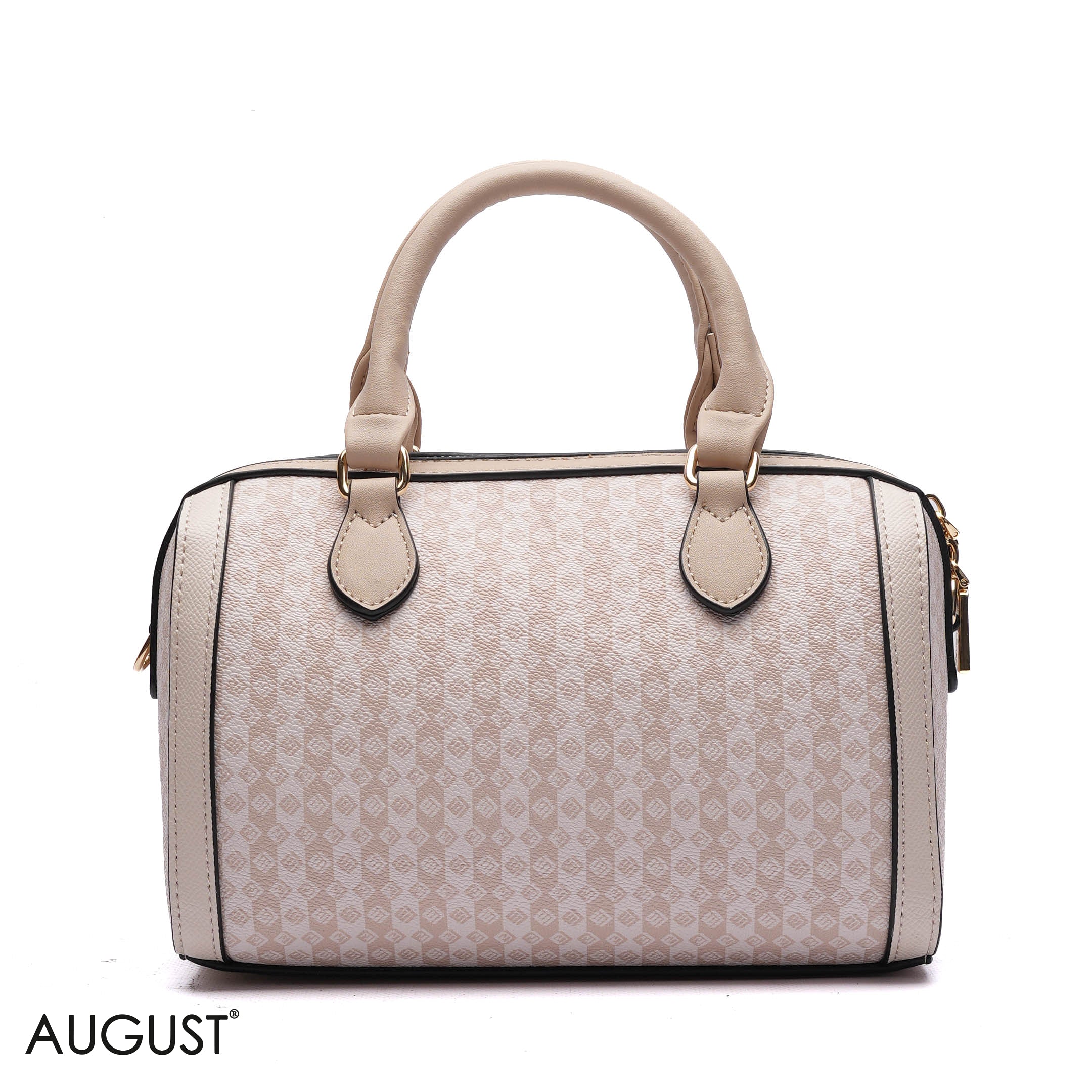 MONOGRAM BARREL BAG WITH CHARM CHAIN - SMALL