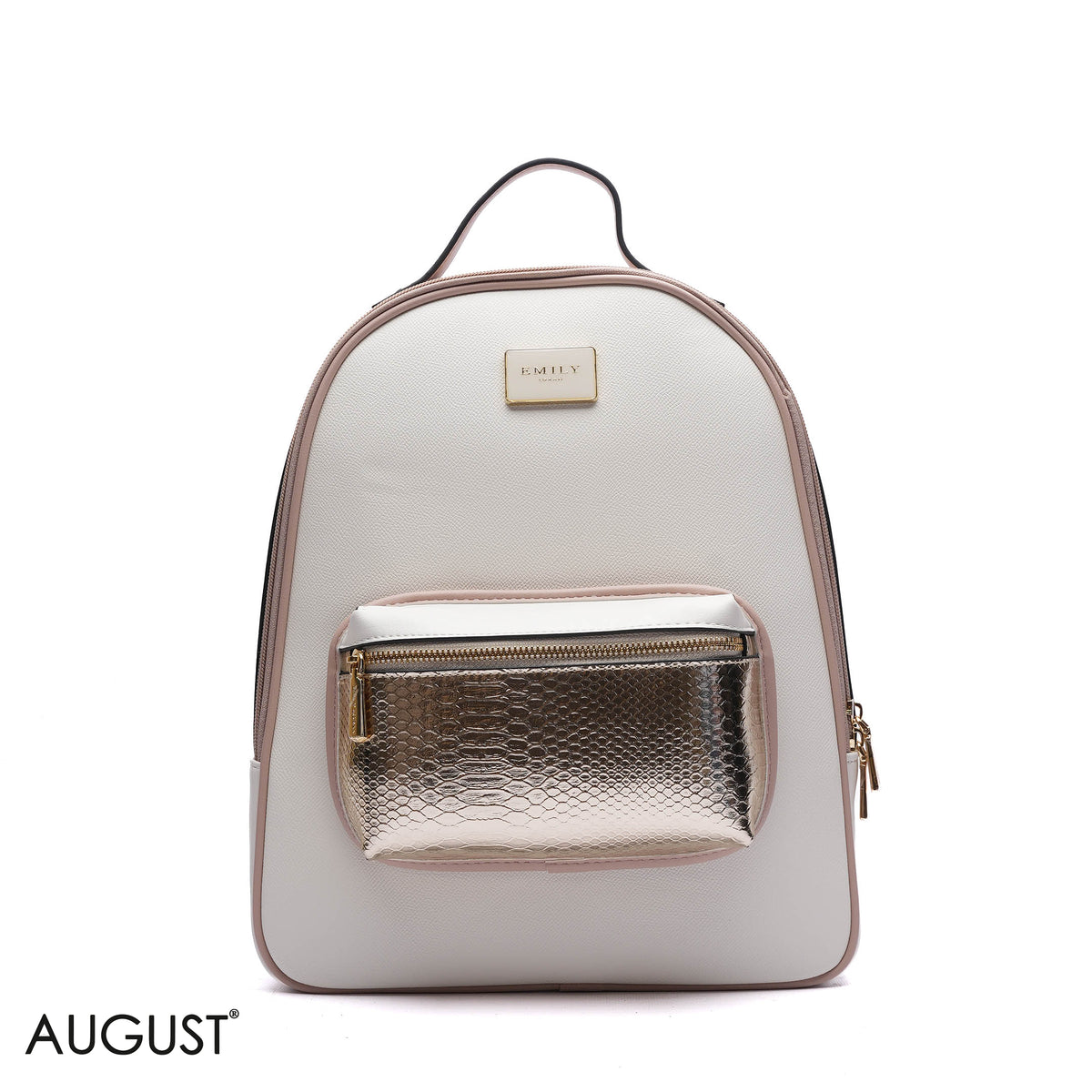 BACKPACK WITH DETACHABLE FRONT POUCH