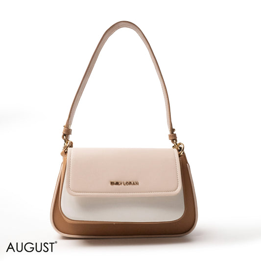 EMILY LORAN SHOULDERS BAG LEATHER AND FUR THREE-PIECES SET