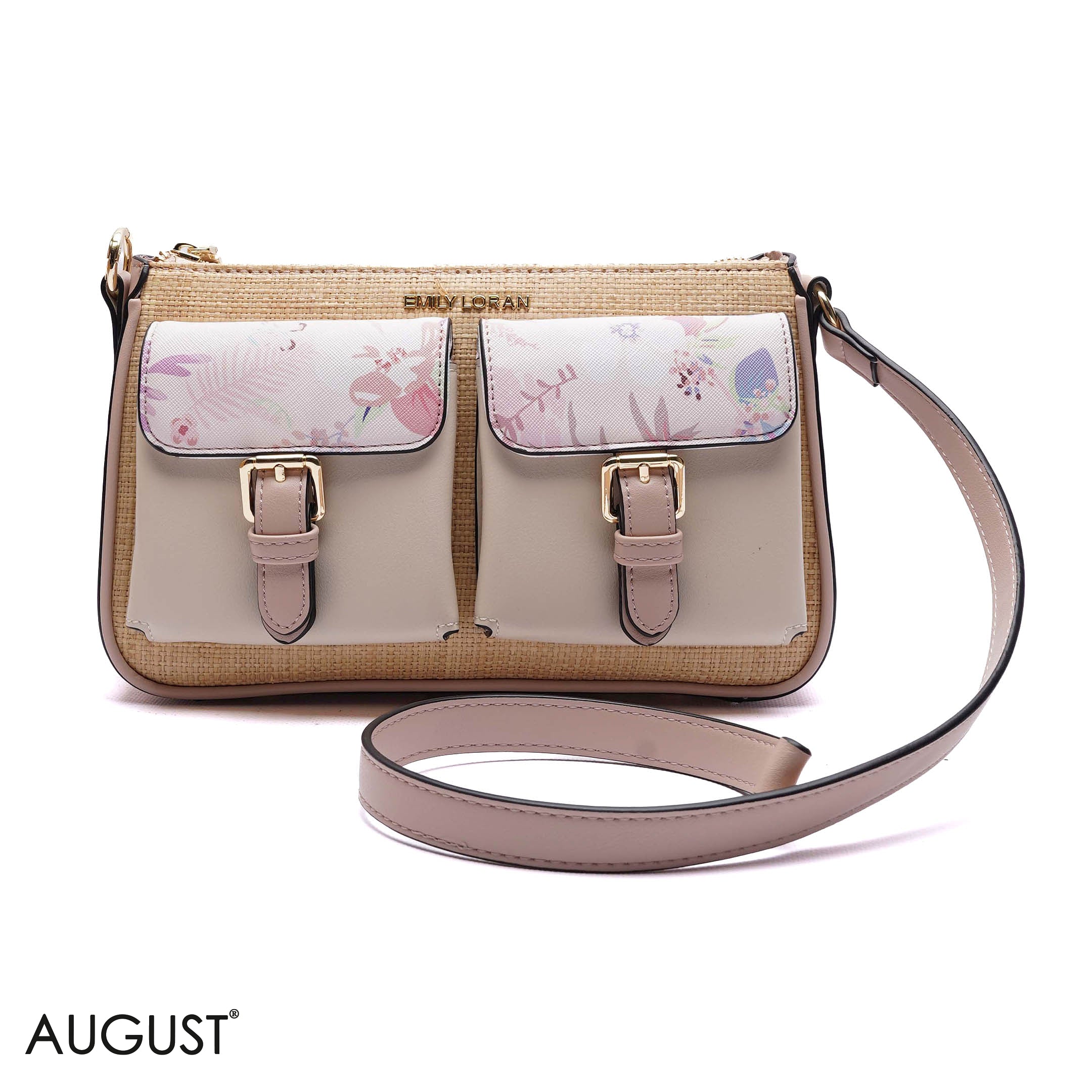 ELEGANT DUAL-POCKET CROSSBODY BAG