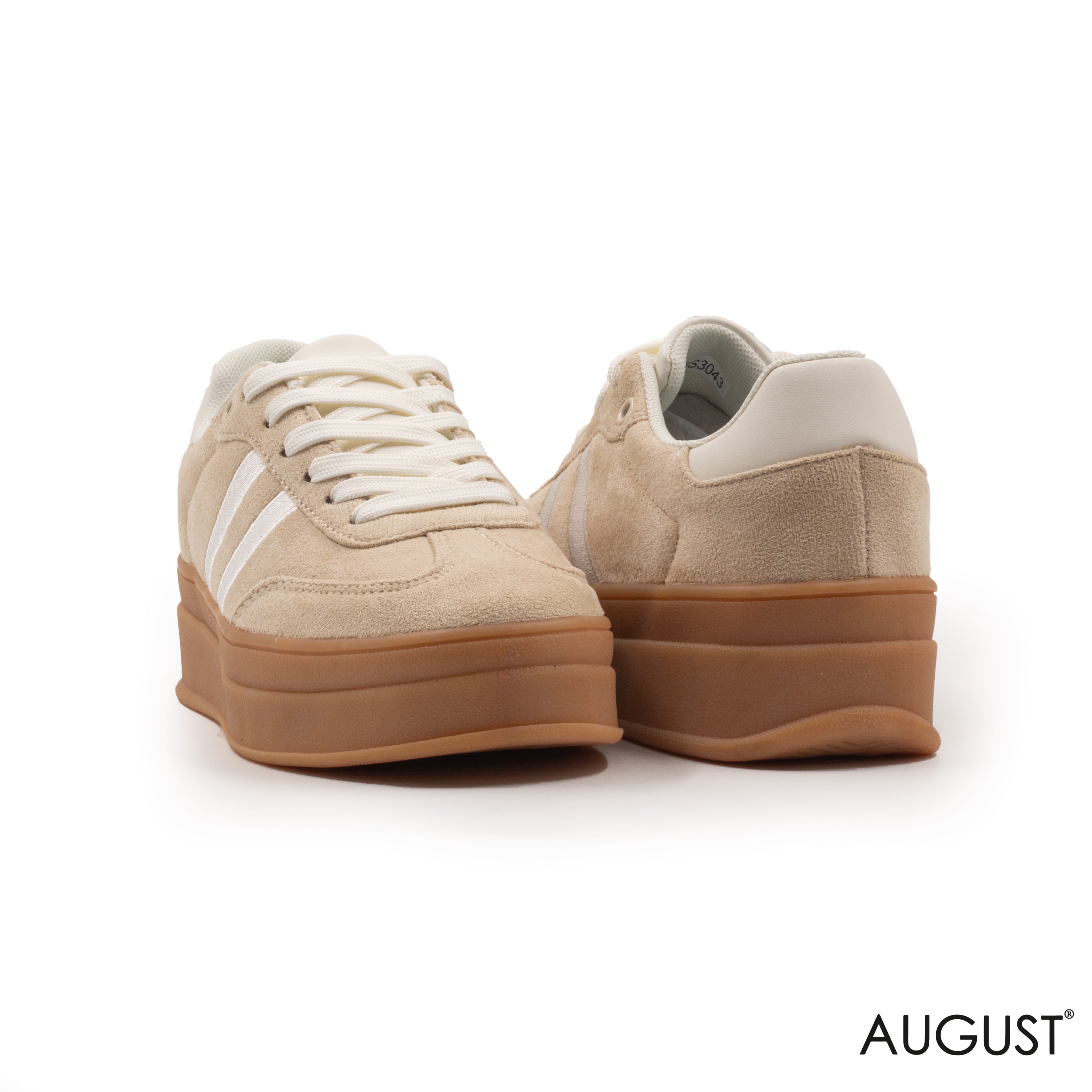 MODREN SUEDE SPORTY STRIPE, PLATFORM SNEAKERS
