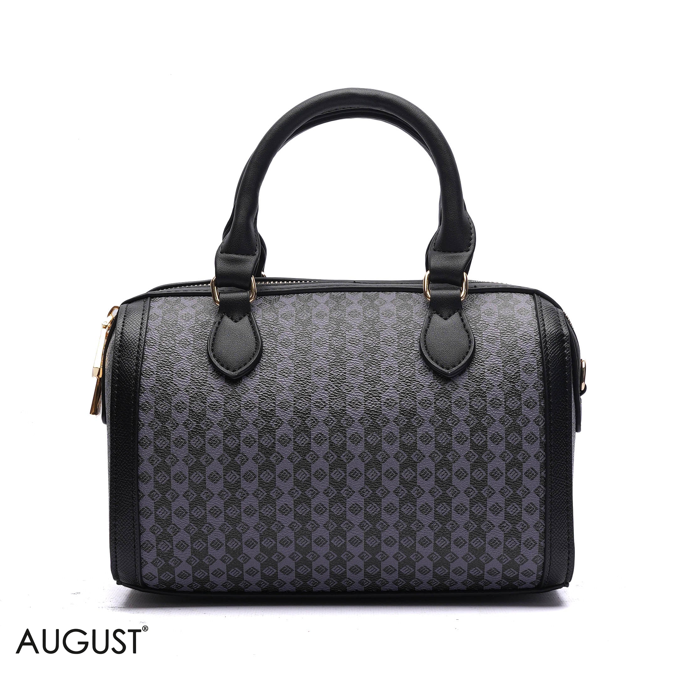 MONOGRAM BARREL BAG WITH CHARM CHAIN - SMALL
