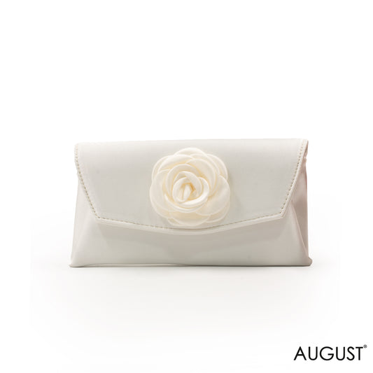 MINI SATIN WALLET WITH DETAIL FLOWER