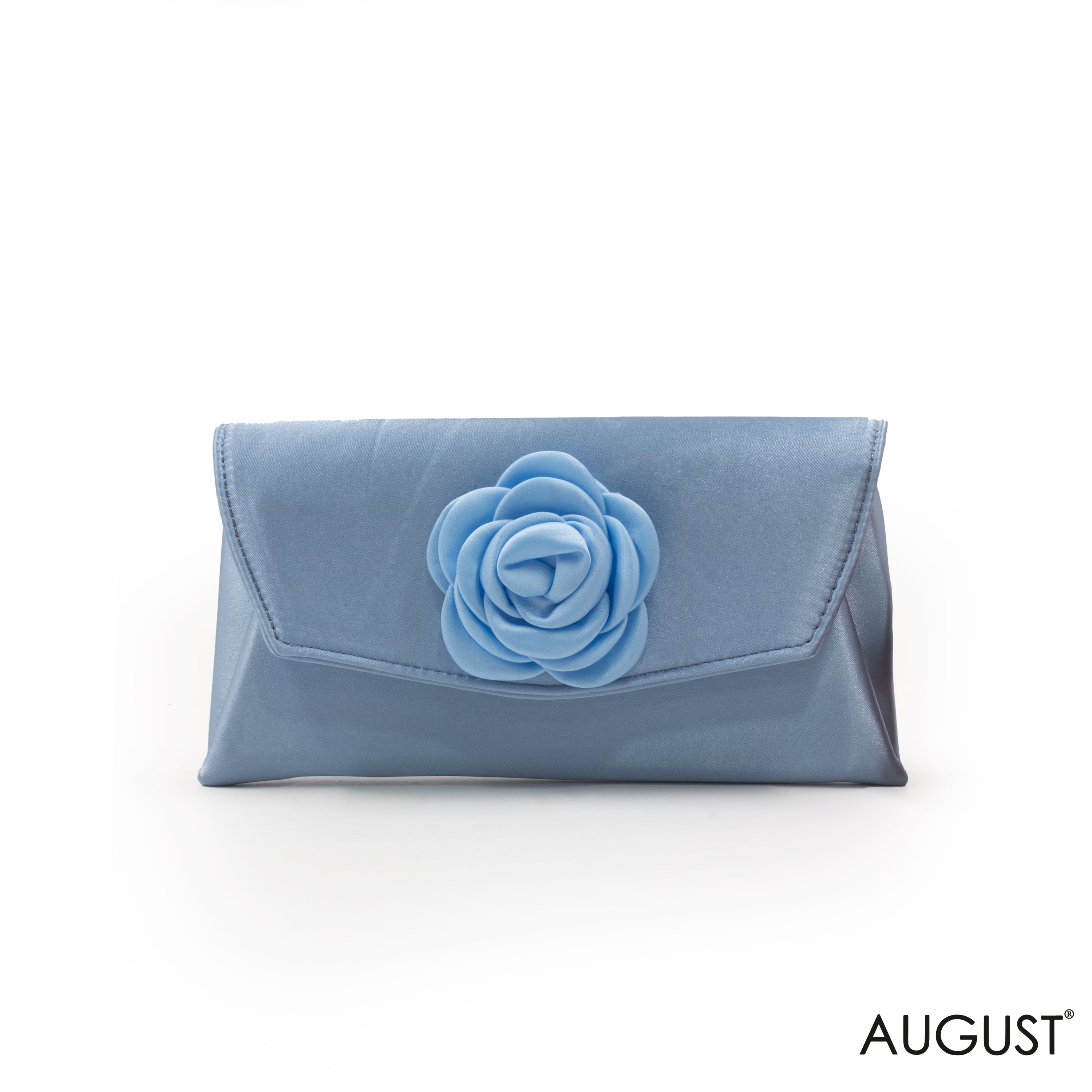 MINI SATIN WALLET WITH DETAIL FLOWER