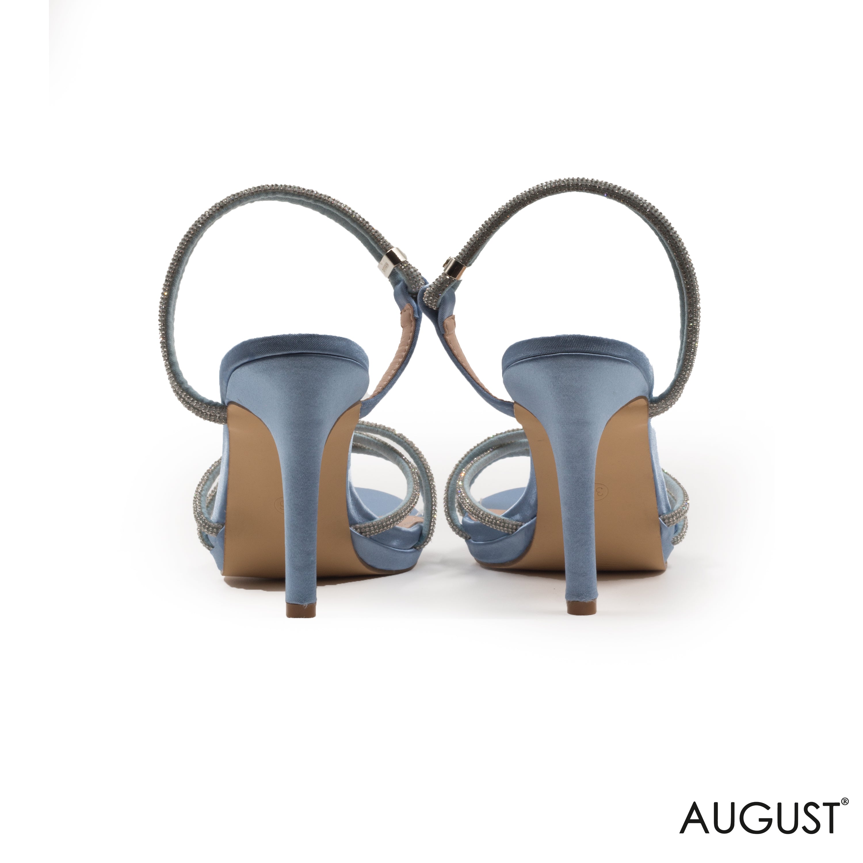 SLINGBACK SANDAL WITH SHINY STRAPS