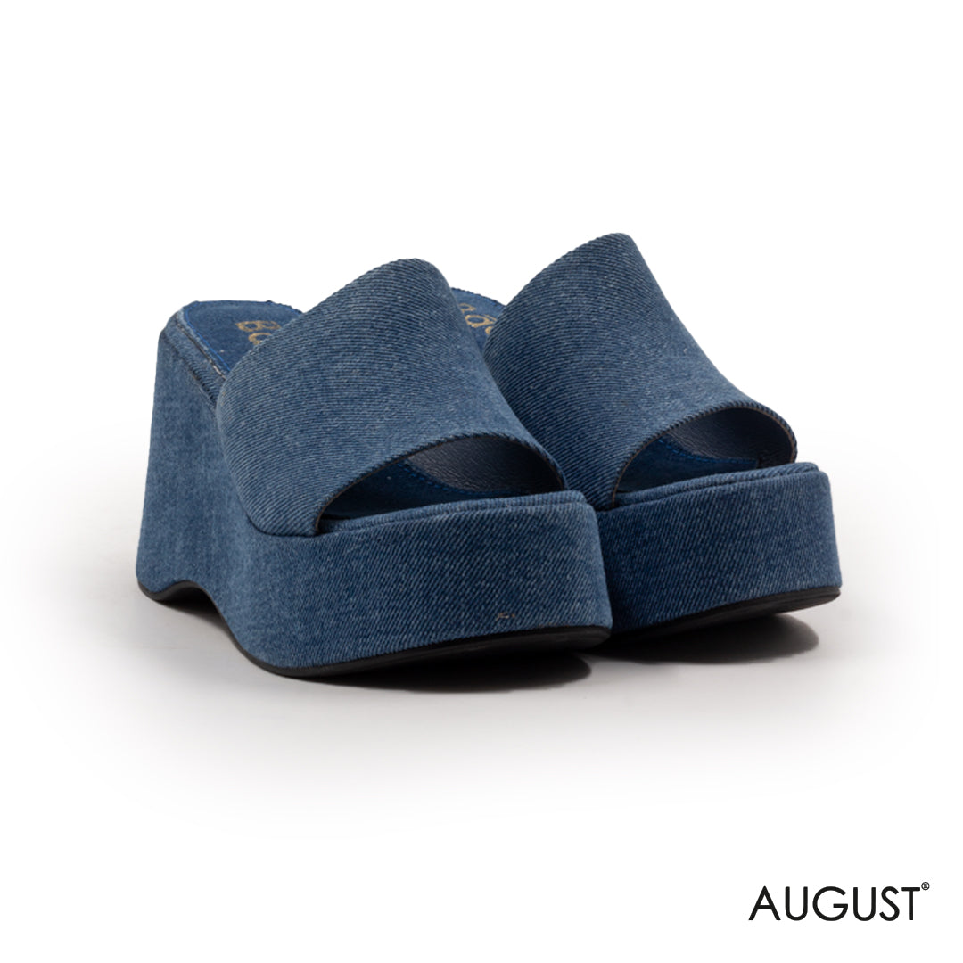 SUEDE PLATFORM SLIPPER