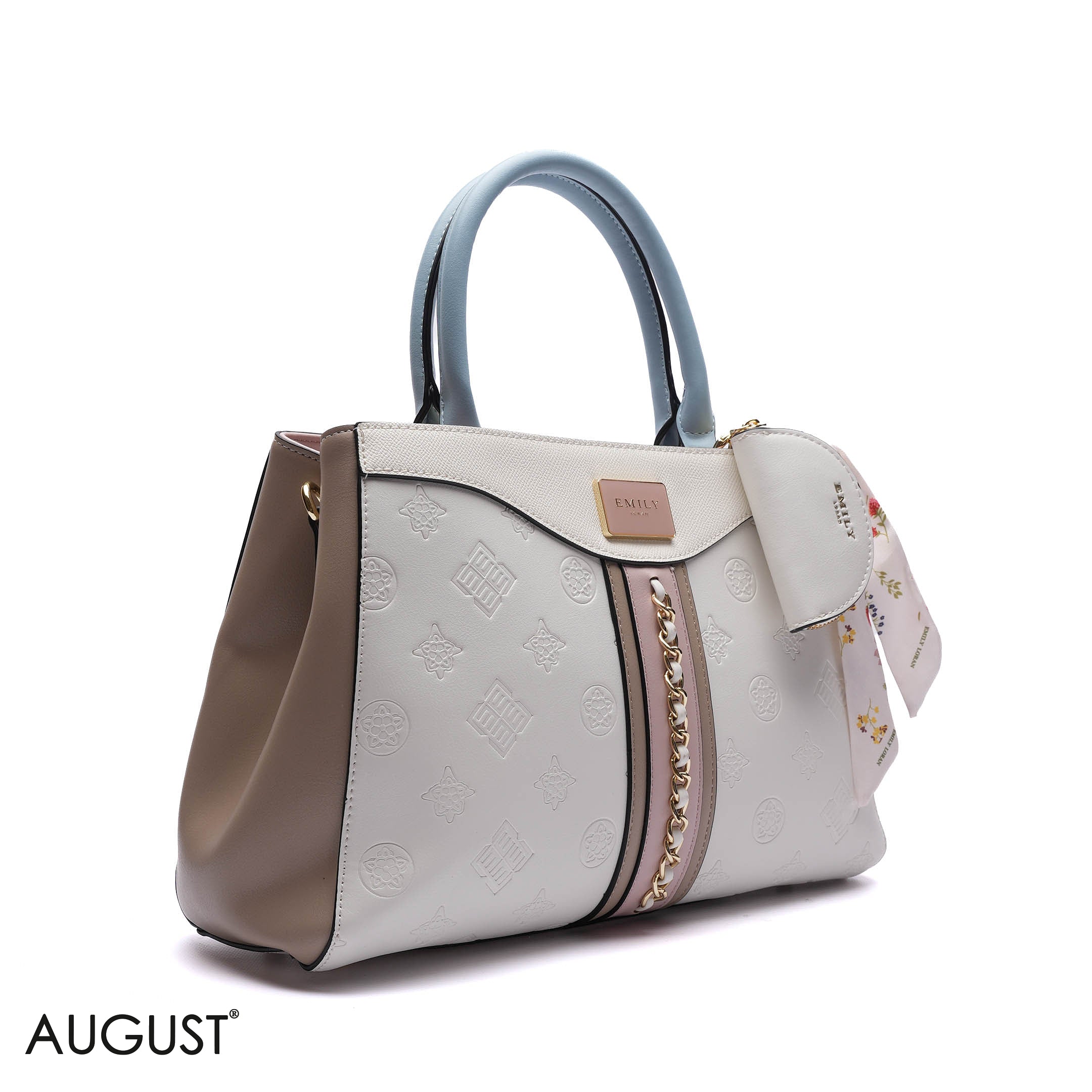 CHAIN-DETAIL HANDBAG WITH COIN PURSE