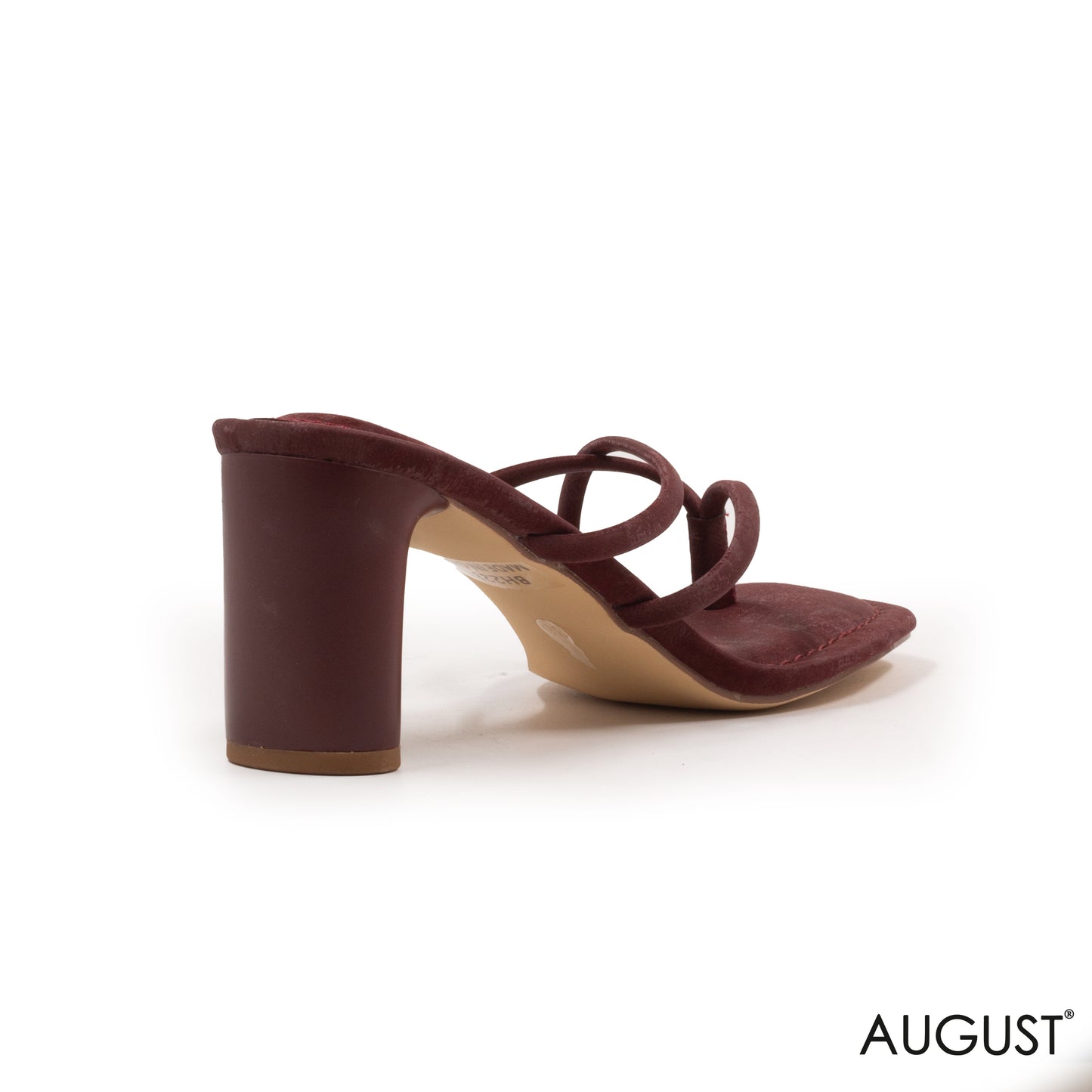 SUEDE LEATHER BLOCK-HEELED SABO