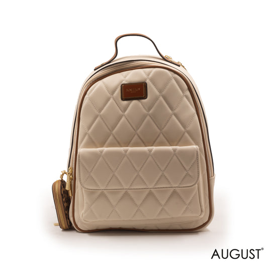 FAUX LEATHER BACKPACK WITH MINI TIGER WALLET
