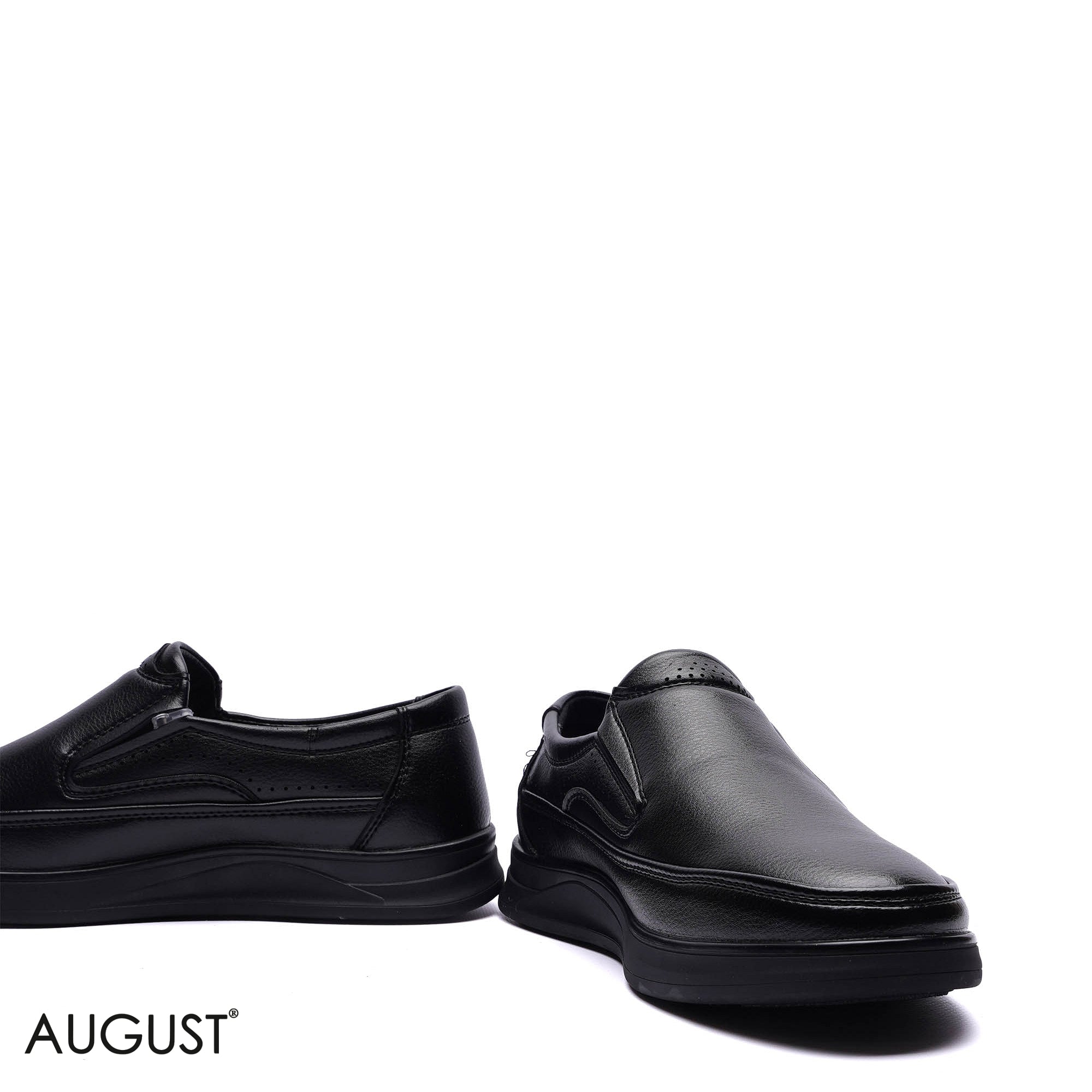 Premium Leather Comfort Slip-On Casuals
