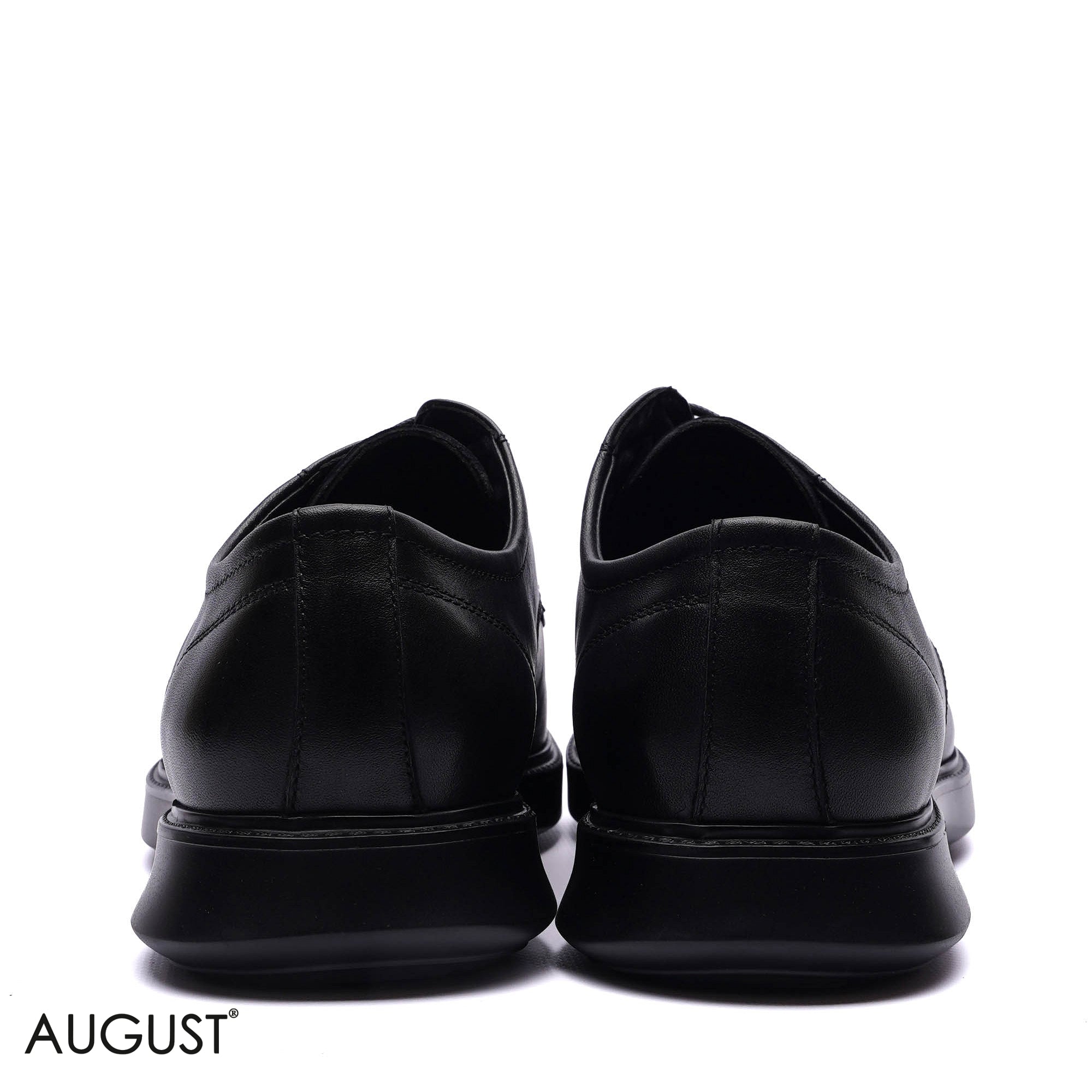 Premium Leather Moc-Toe Derby Casuals