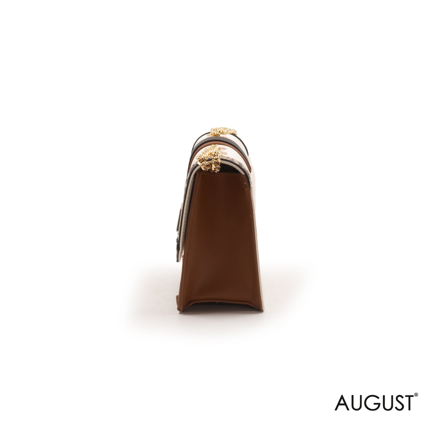 LEATHER CROSSBODY BAG WITH SNAKE DETAILS -SMALL