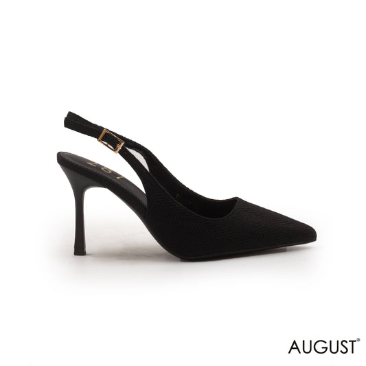 HIGH-HEEL FABRIC SLINGBACK SHOES