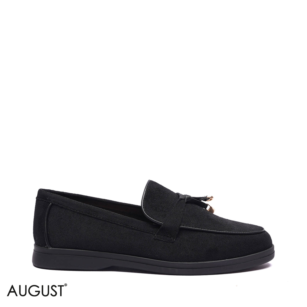 TASSELED SUEDE LOAFERS