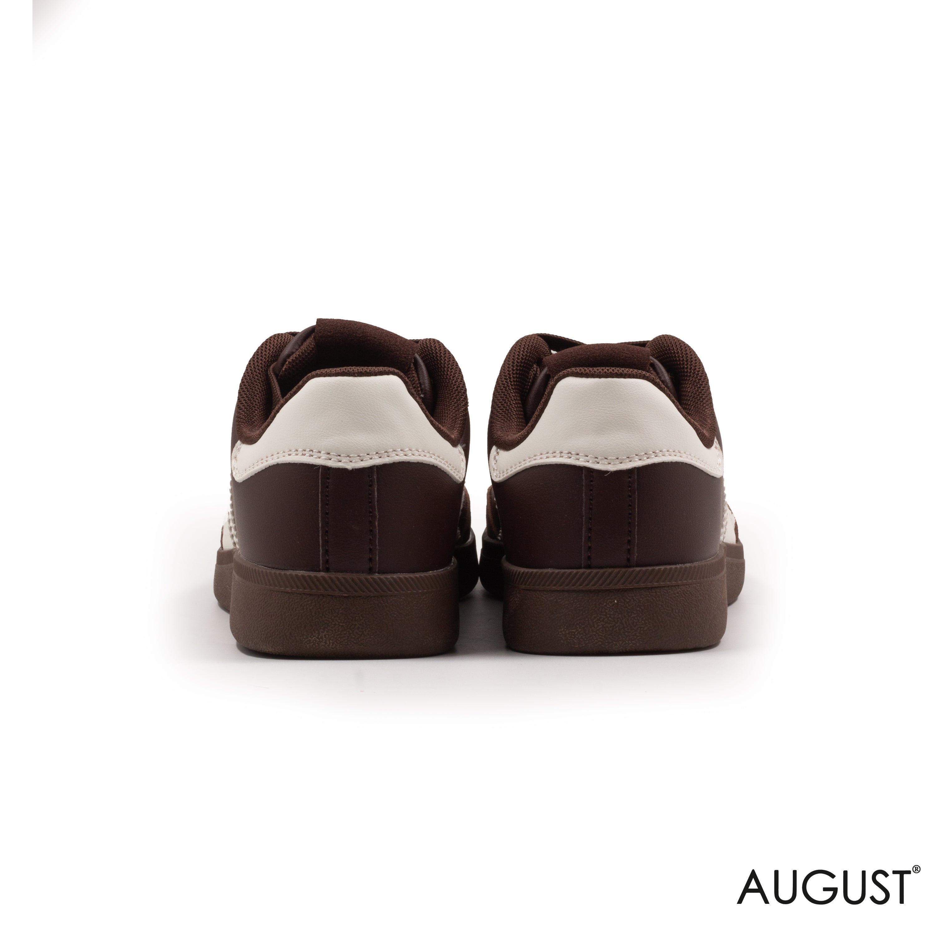 LEATHER,RUBBER SOLE,LACE-UP SNEAKER