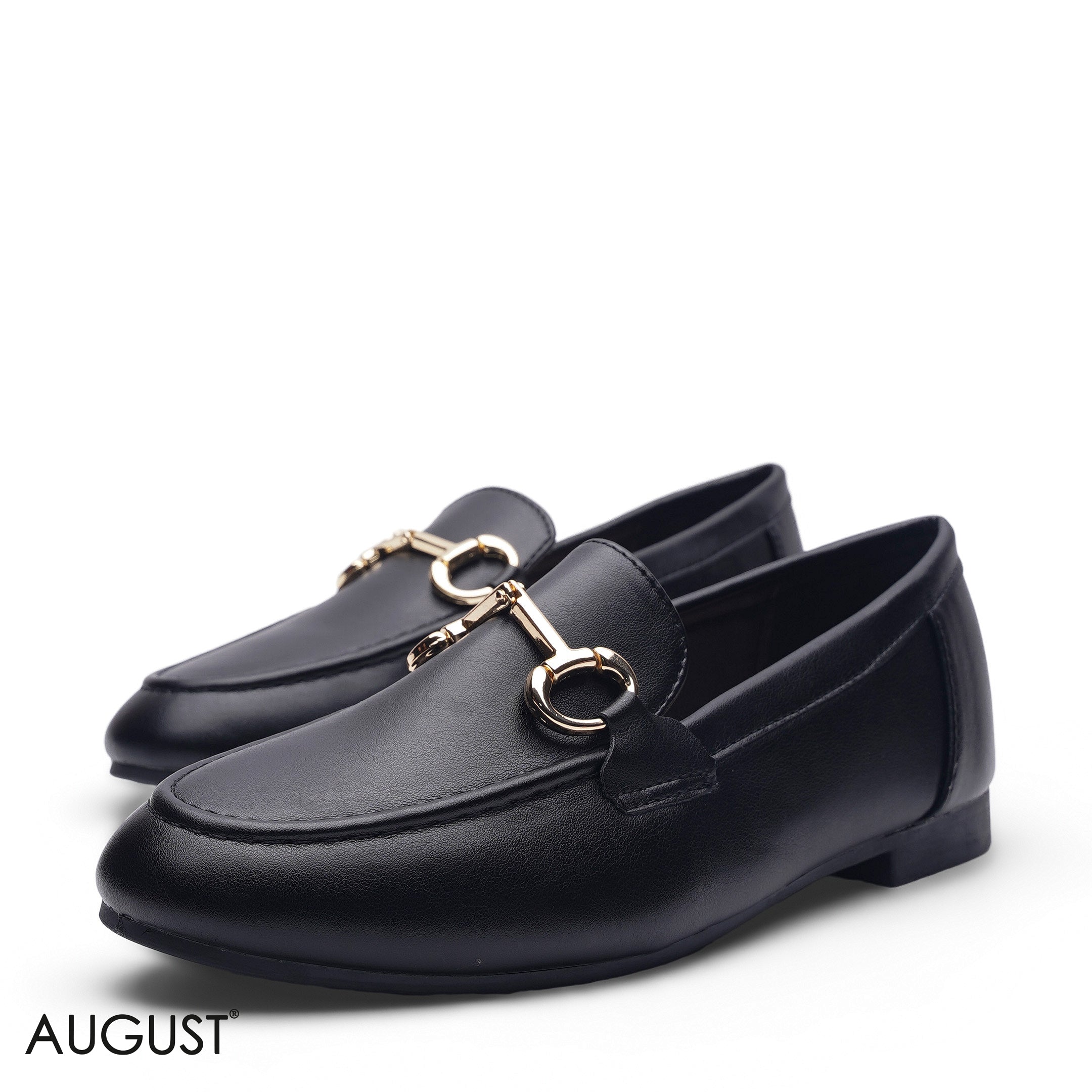BLACK PREMIUM CLASSIC LEATHER BUCKLE LOAFER