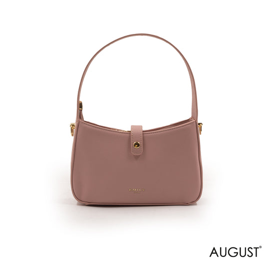 CLASSIC LEATHER BABY PINK BAG -SMALL