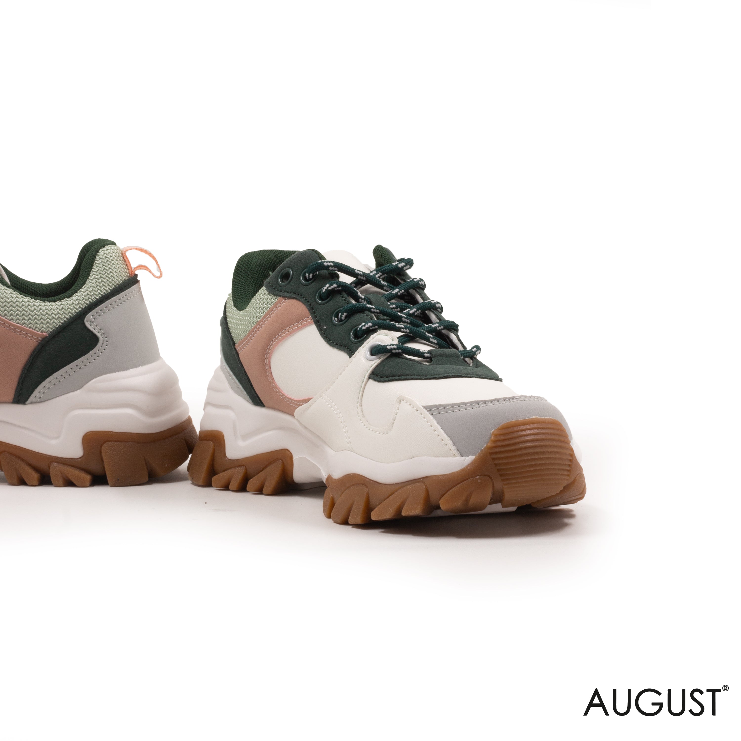 CHUNKY LEATHER SNEAKERS WITH SPECIAL DESIGN