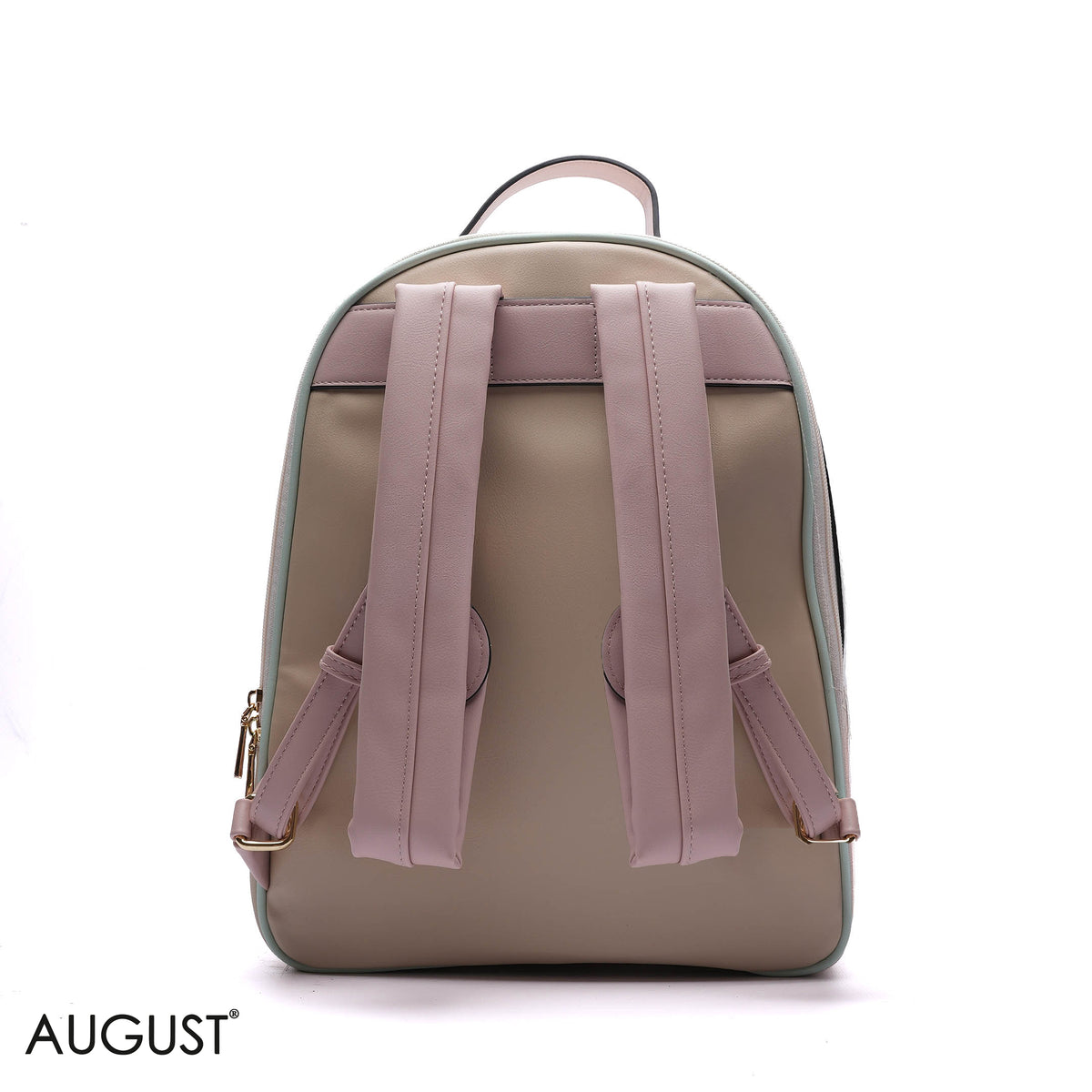 EMBOSSED FLORAL BACKPACK WITH FRONT FLAP POCKET