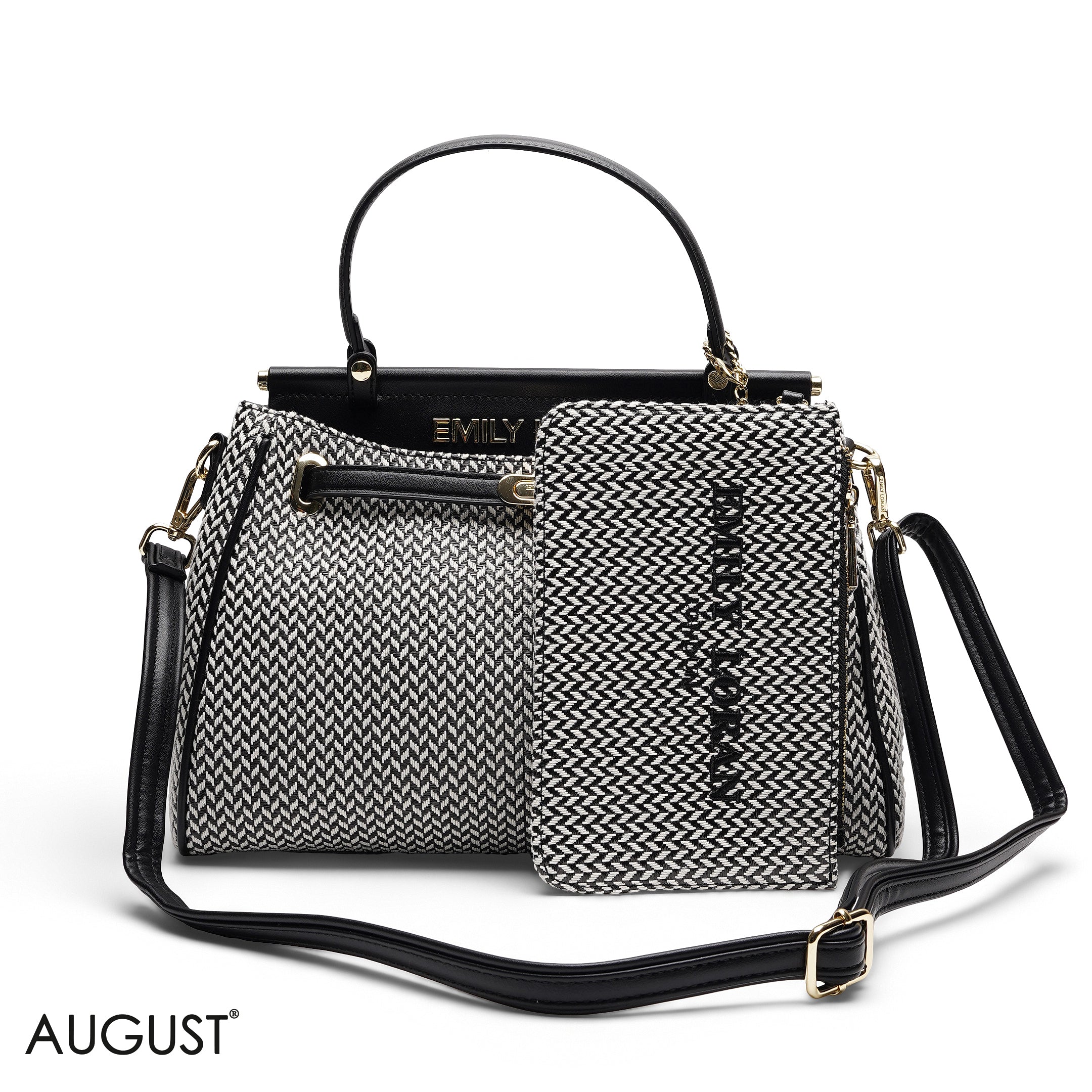 EMILY LORAN BLACK&WHITE BAG