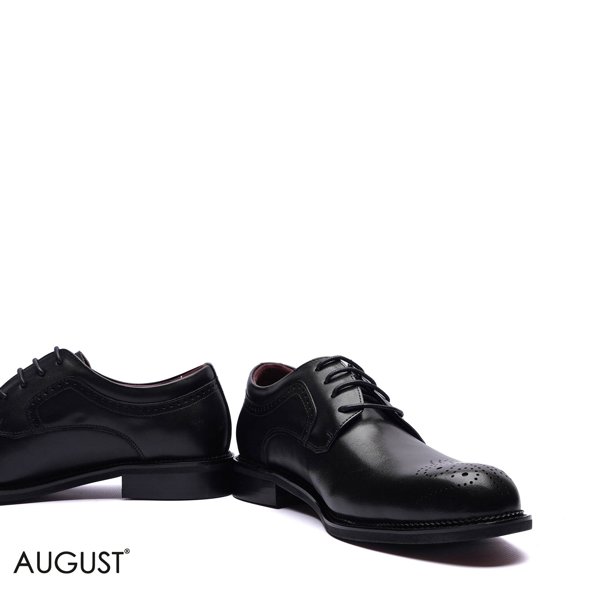 Premium Leather Brogue Derby Shoes