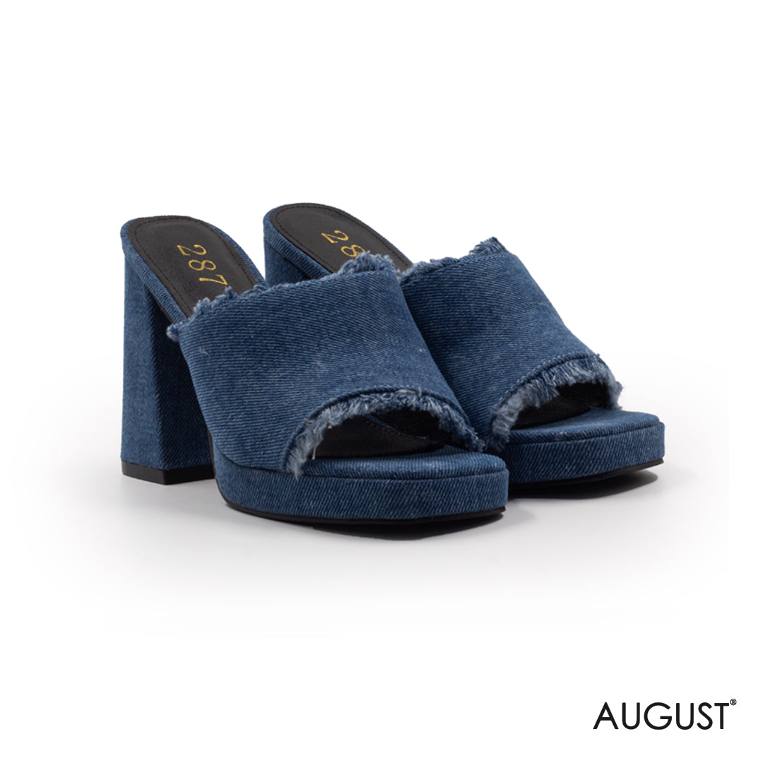 SUEDE HIGH-HEEL SANDALS