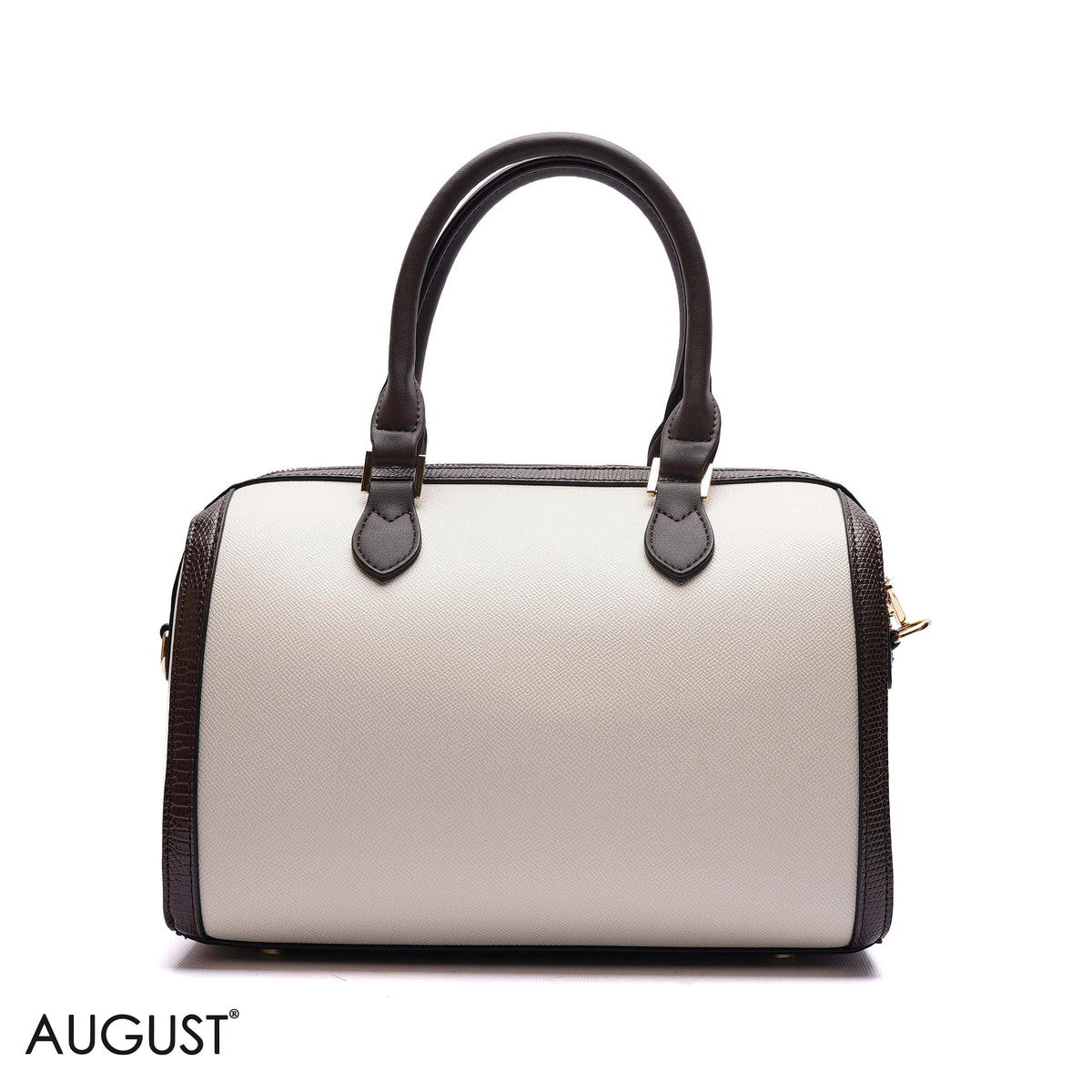 HANDBAG SOFT LEATHER WITH GOLD CHAIN - MEDIUM
