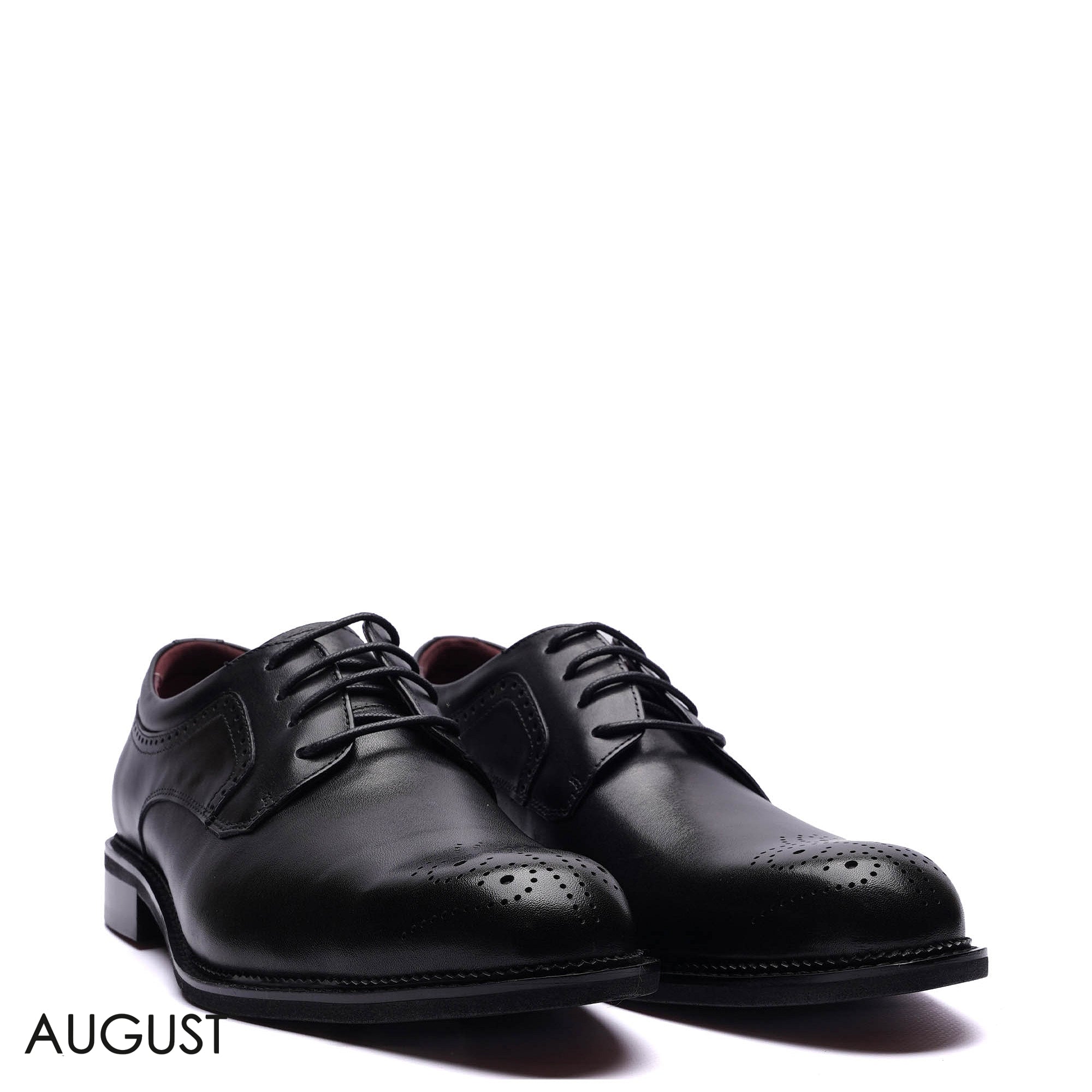 Premium Leather Brogue Derby Shoes