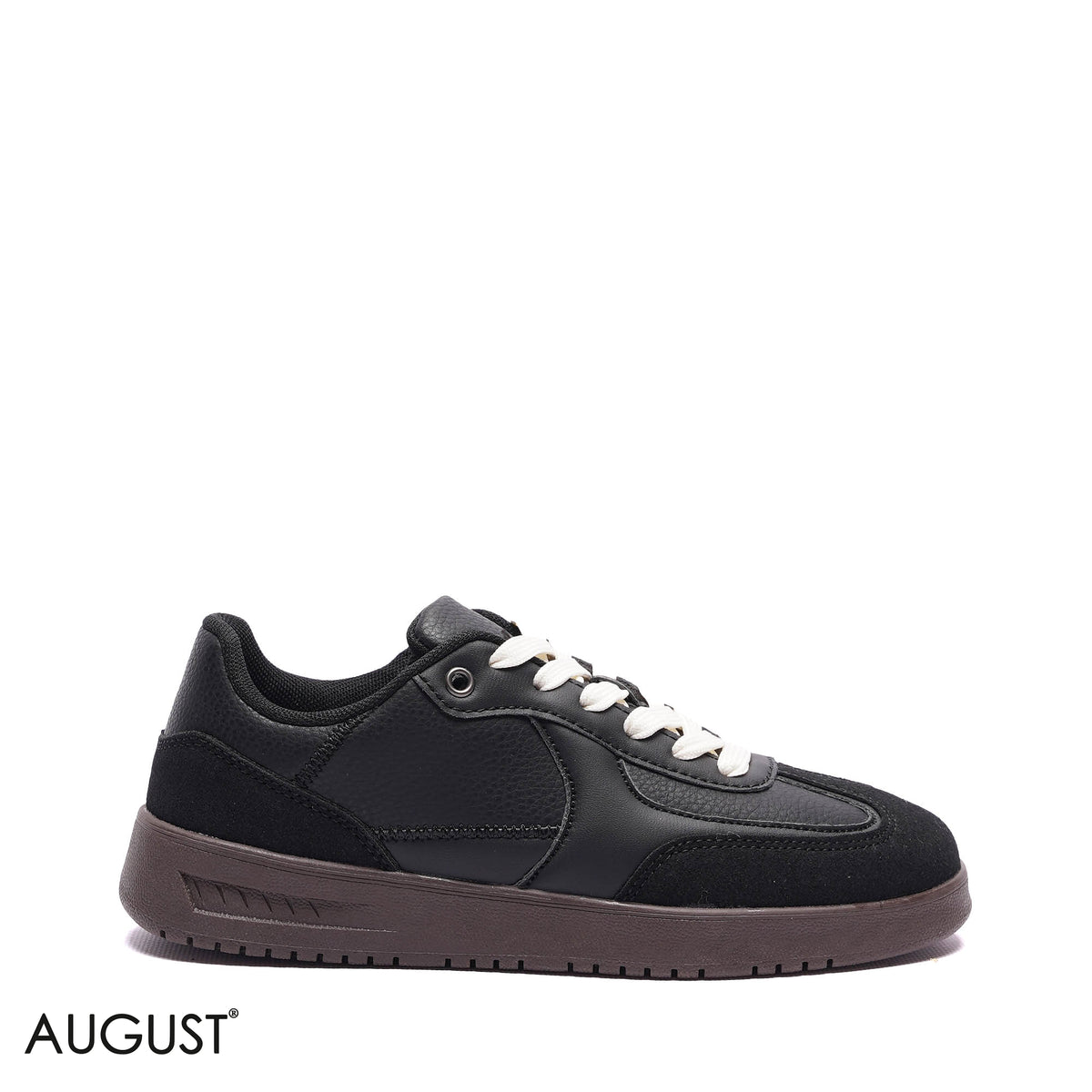 MONOCHROME PANELS LOW-TOP SNEAKERS