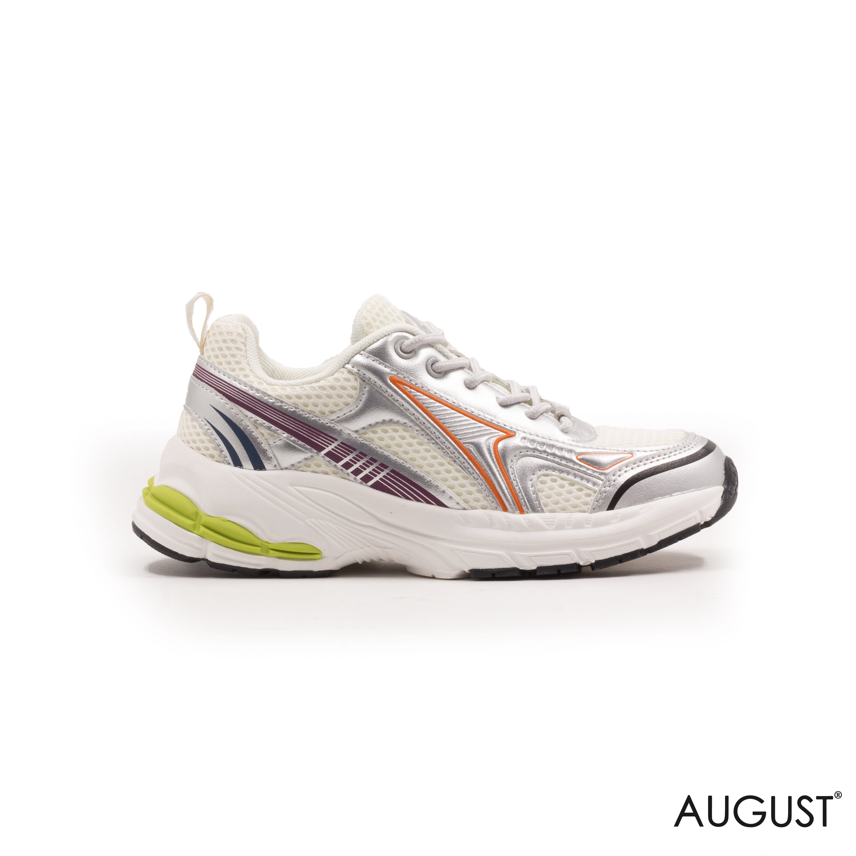 MIXED- COLOR LEATHER SNEAKERS WITH RUBBER SOLE