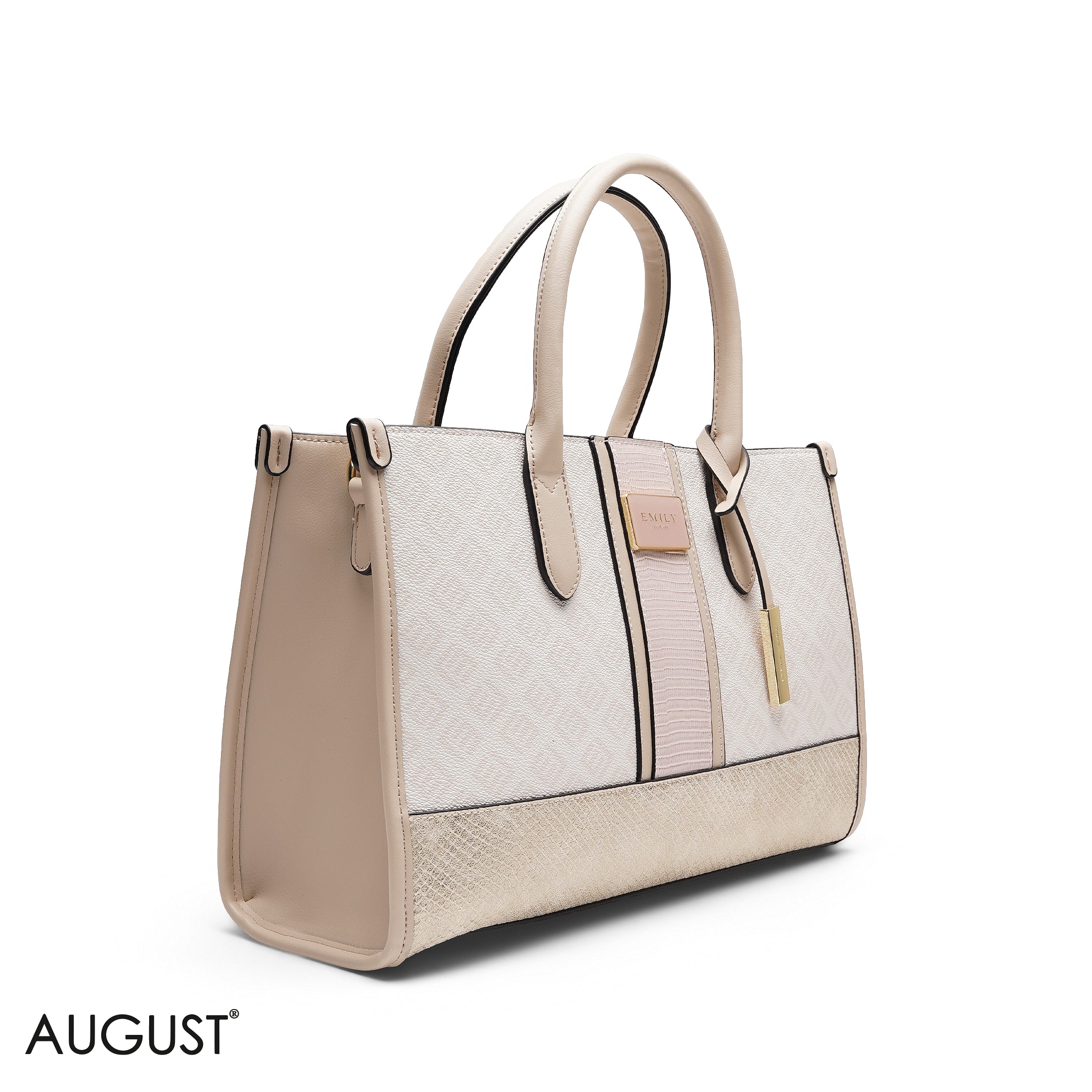 STRUCTURED TEXTURED PANEL
TOP HANDLE BAG