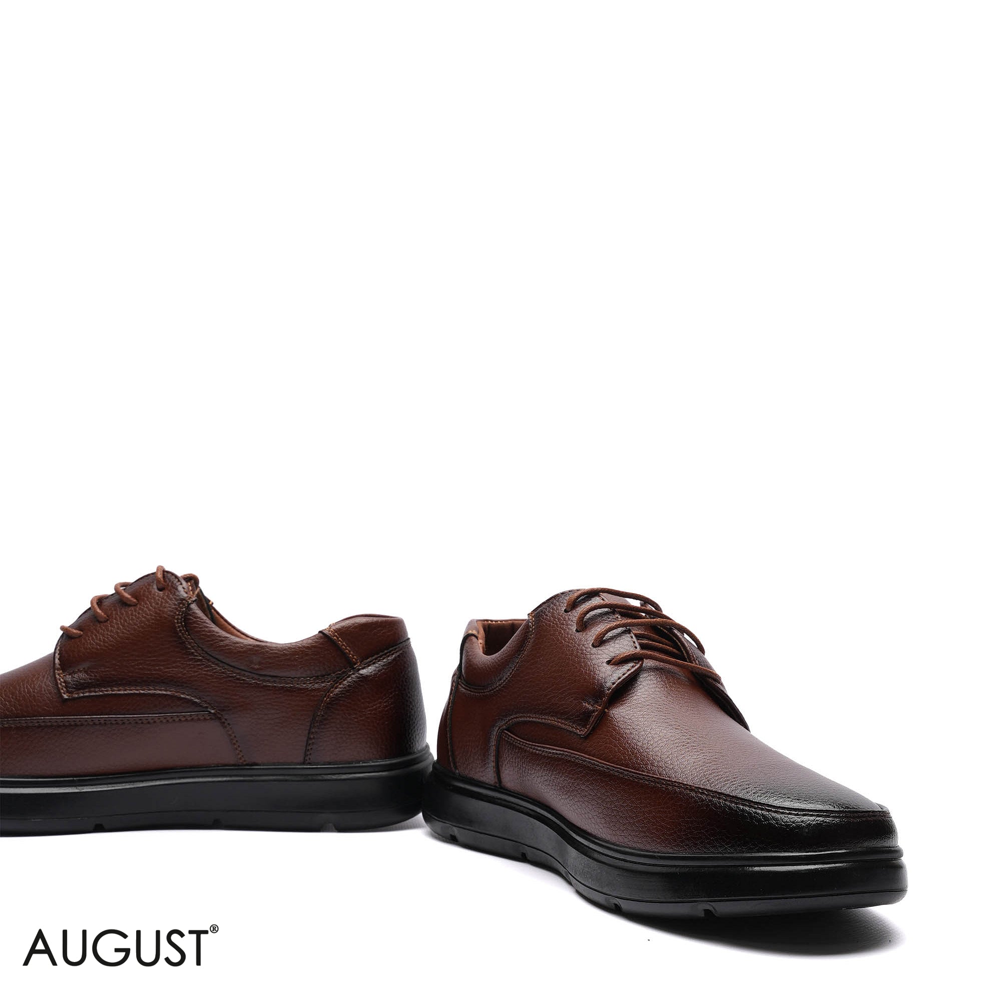 Premium Leather Smart Lace-Up Shoes