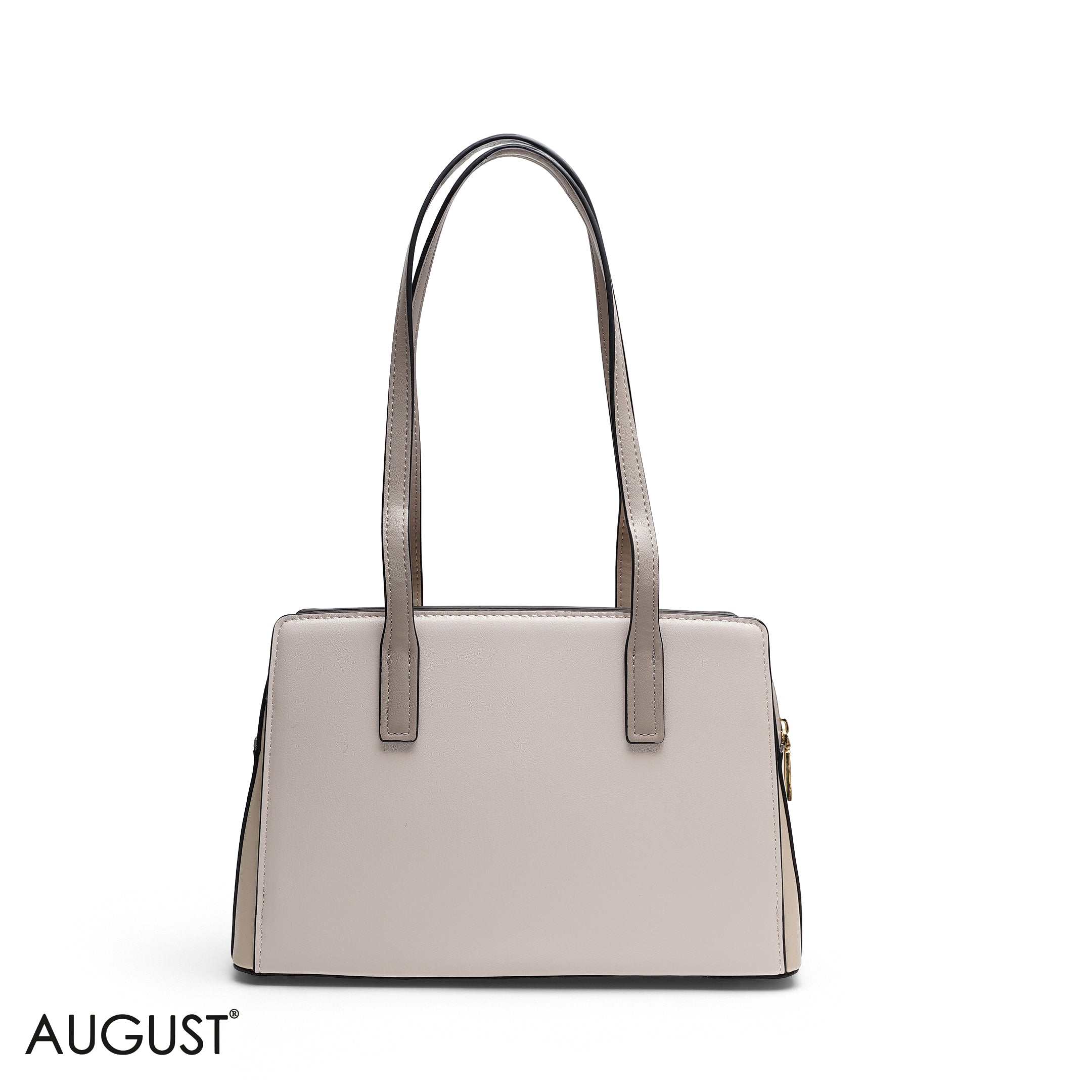 STRUCTURED TOTE BAG WITH COIN PURSE & SCARF