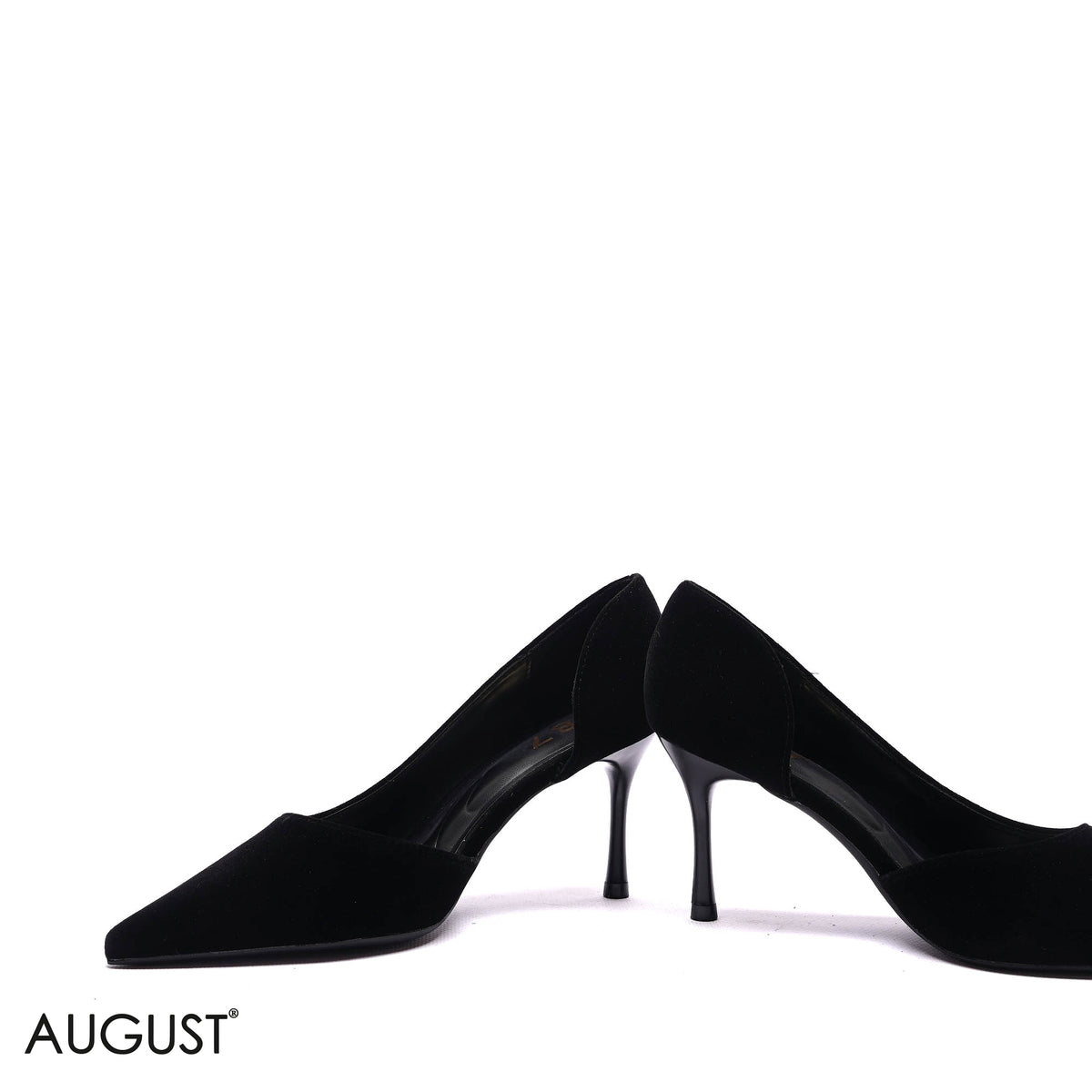 D’ORSAY VELVET POINTED PUMPS