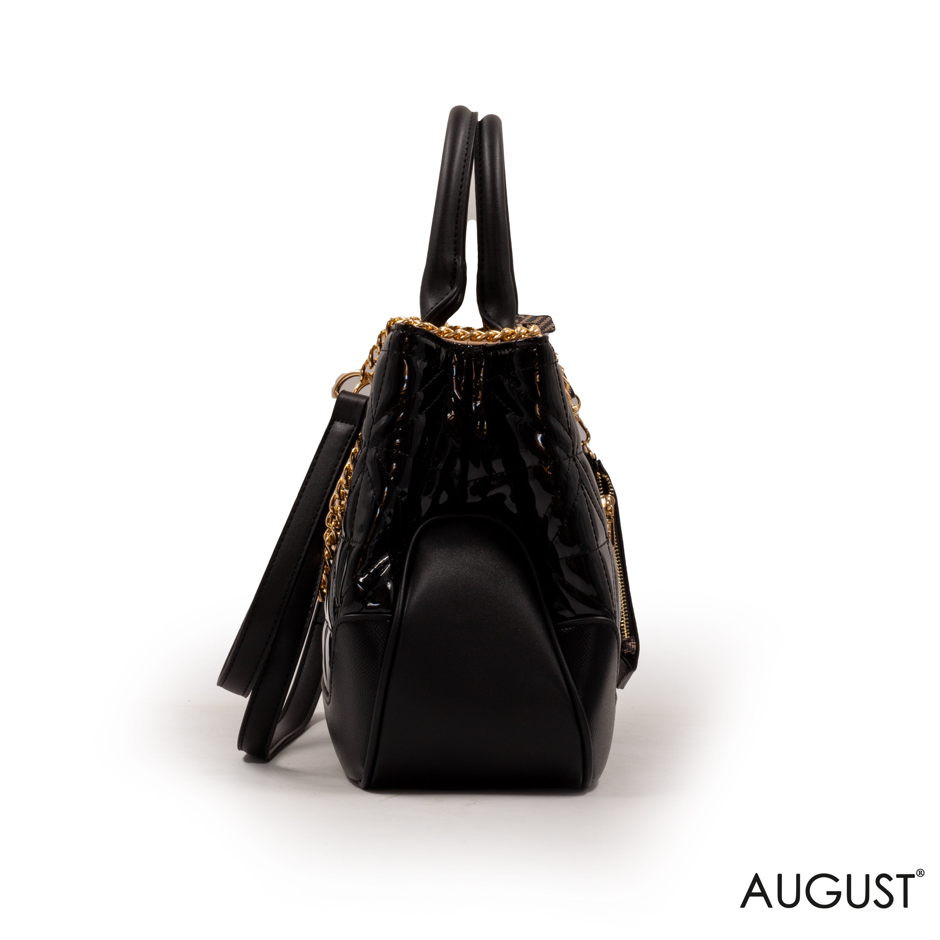 LEATHER SHOULDER BAG - LARG