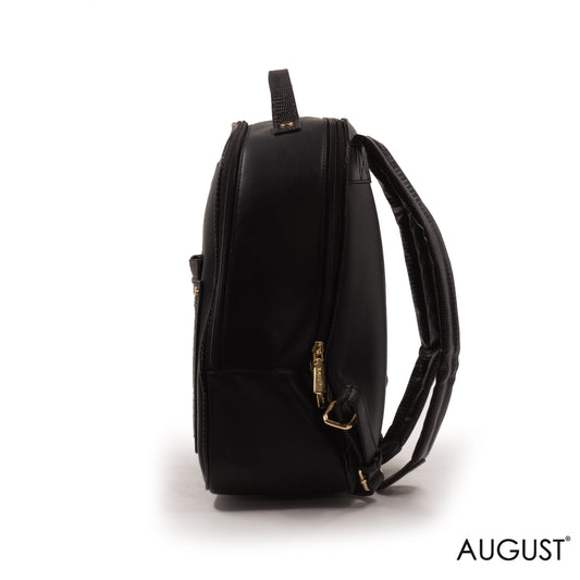 BLACK CROC BACKPACK WITH MINI WALLET