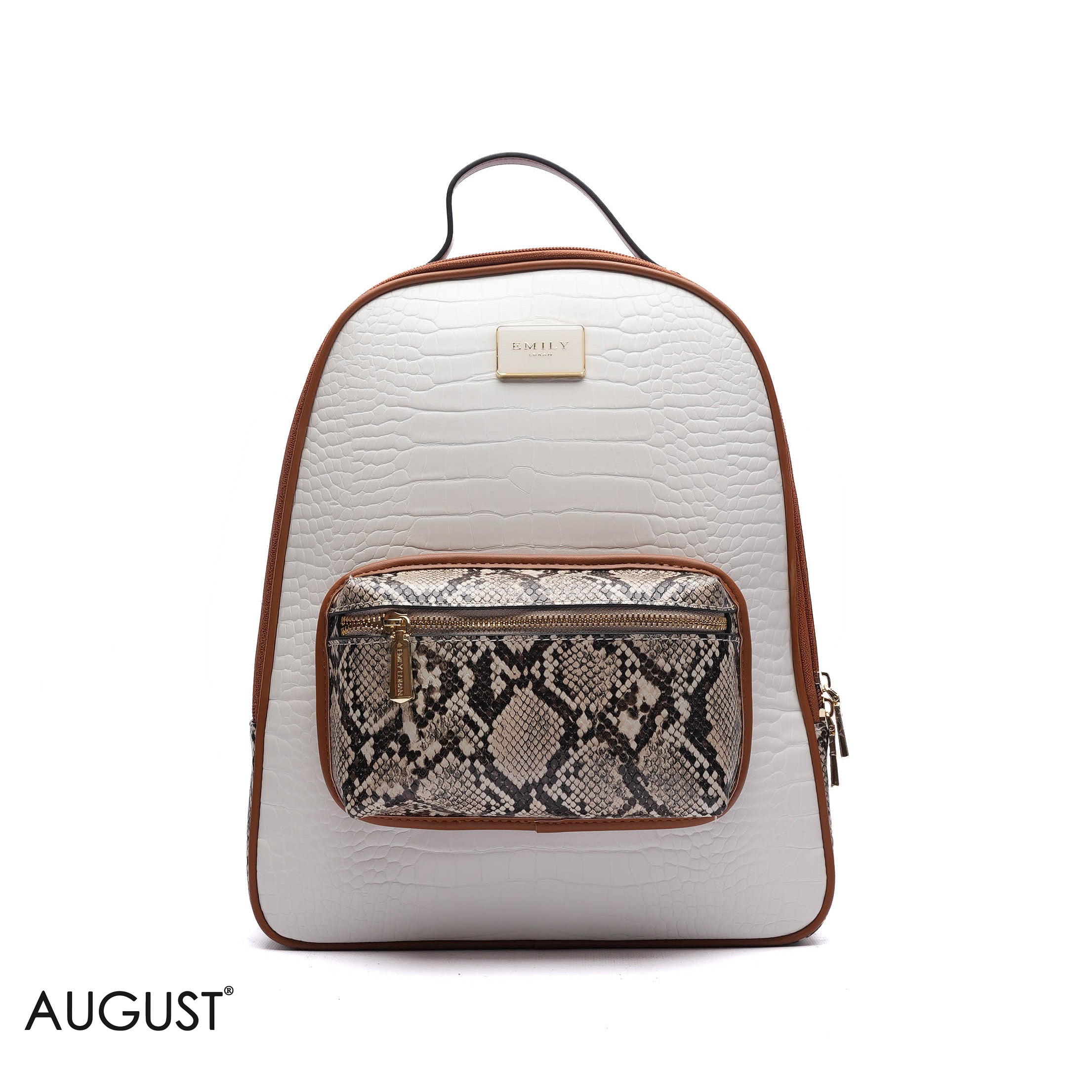 BACKPACK WITH DETACHABLE FRONT POUCH
