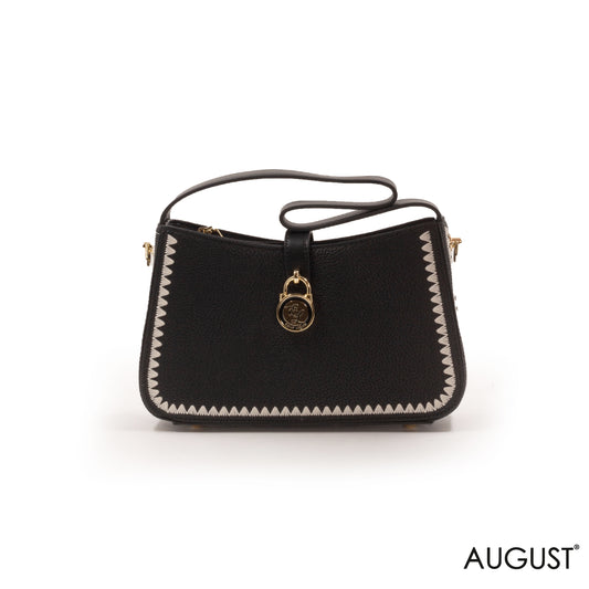 CLASSIC LEATHER BLACK BAG -SMALL