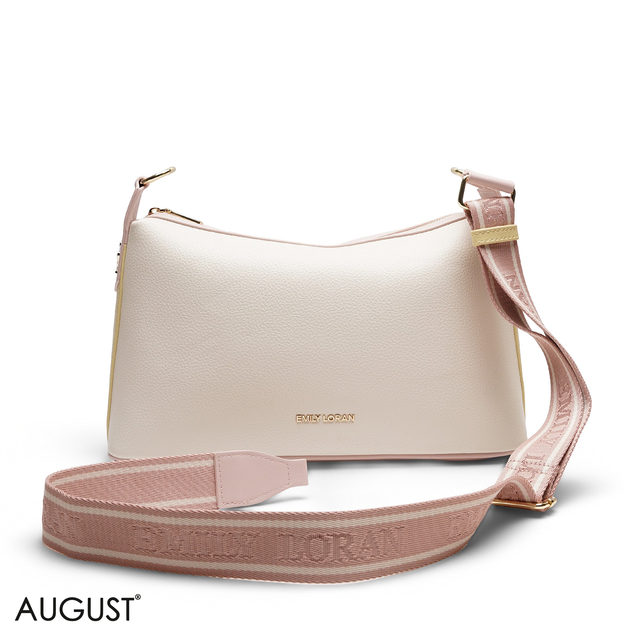 GRAINED RECTANGULAR SHOULDER BAG