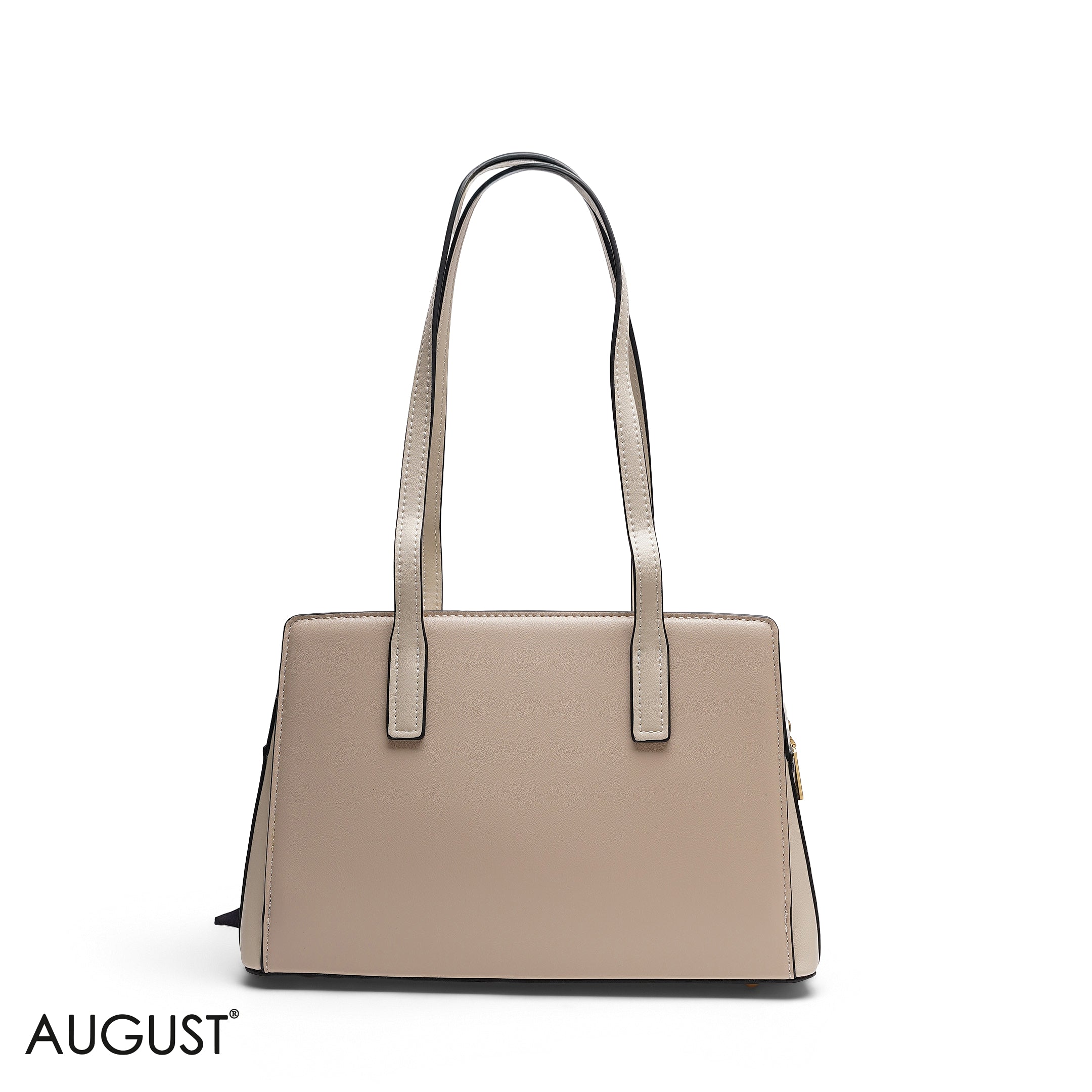 STRUCTURED TOTE BAG WITH COIN PURSE & SCARF
