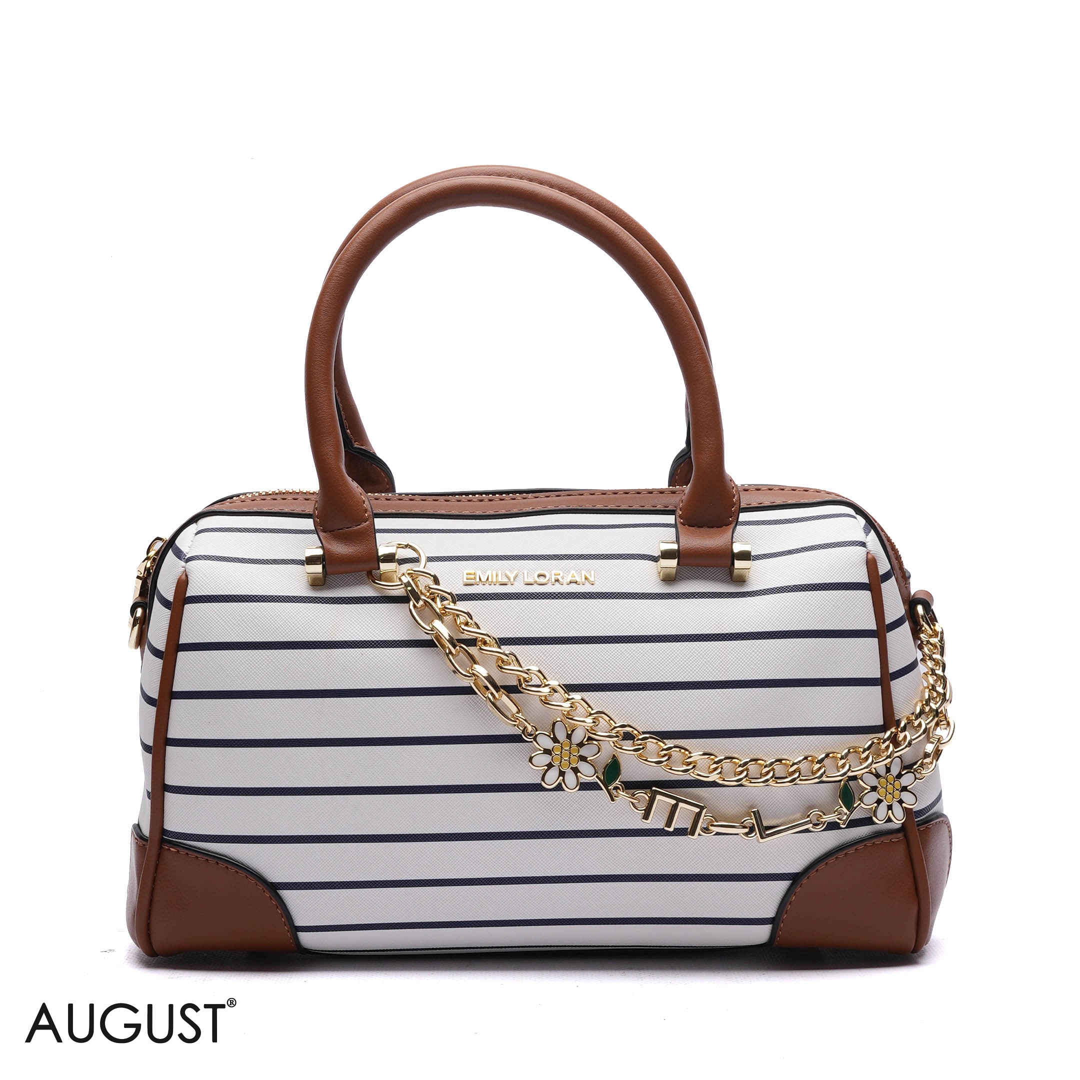 EMILY CHARM CHAIN BARREL BAG