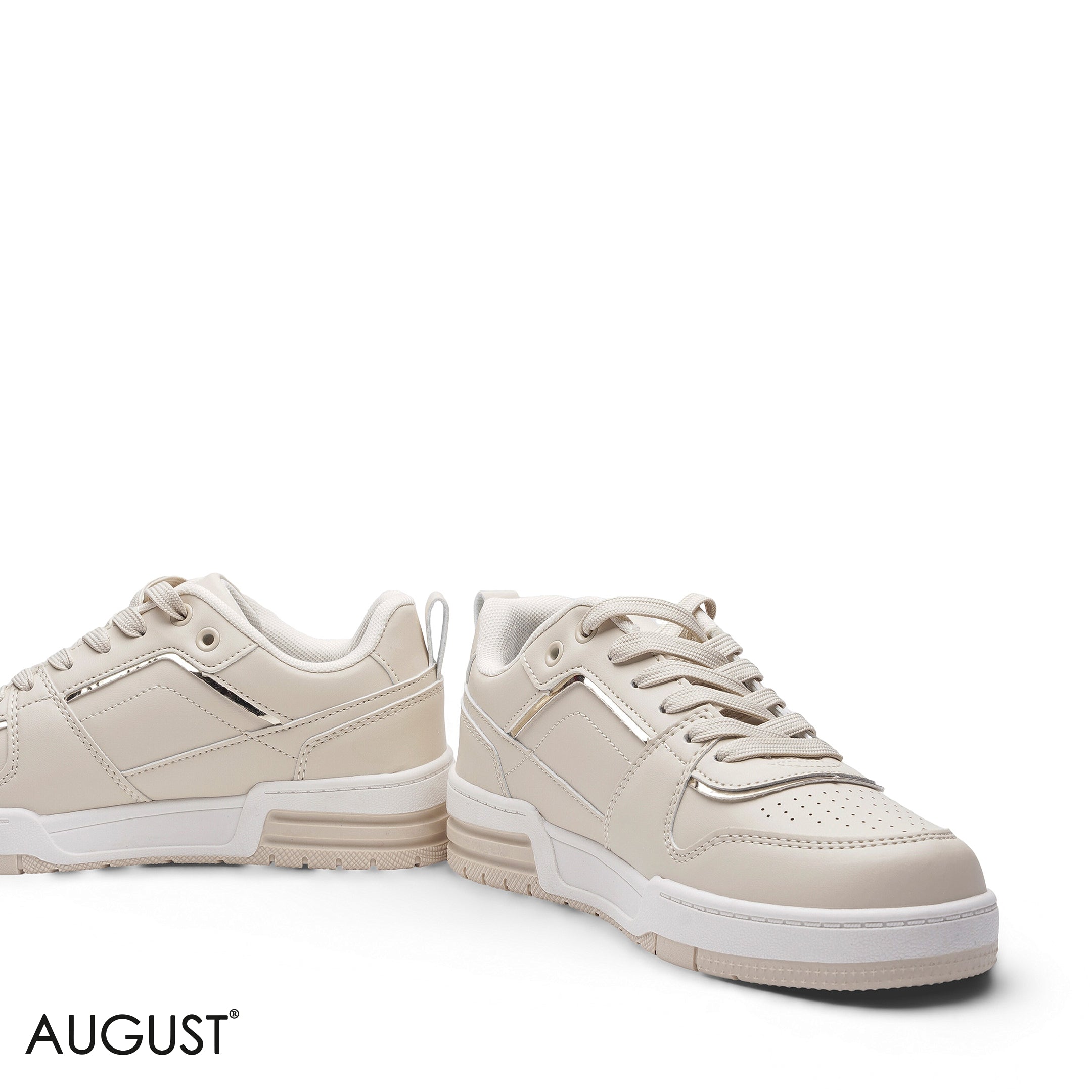 Elegant Sand Beige Chunky Sole Sneaker