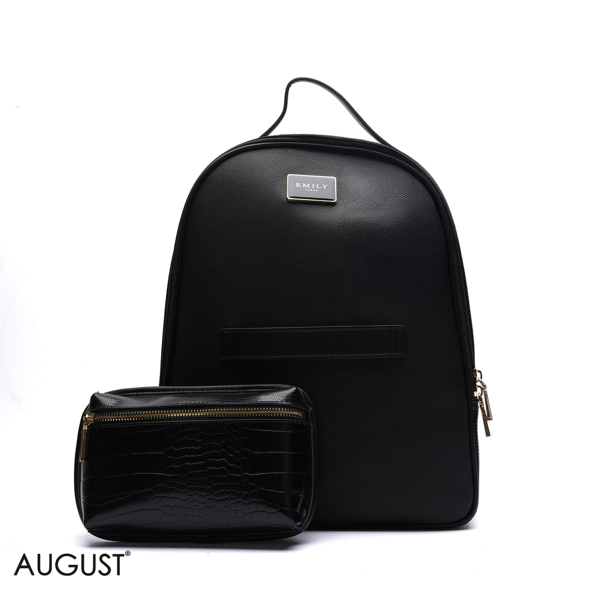 BACKPACK WITH DETACHABLE FRONT POUCH