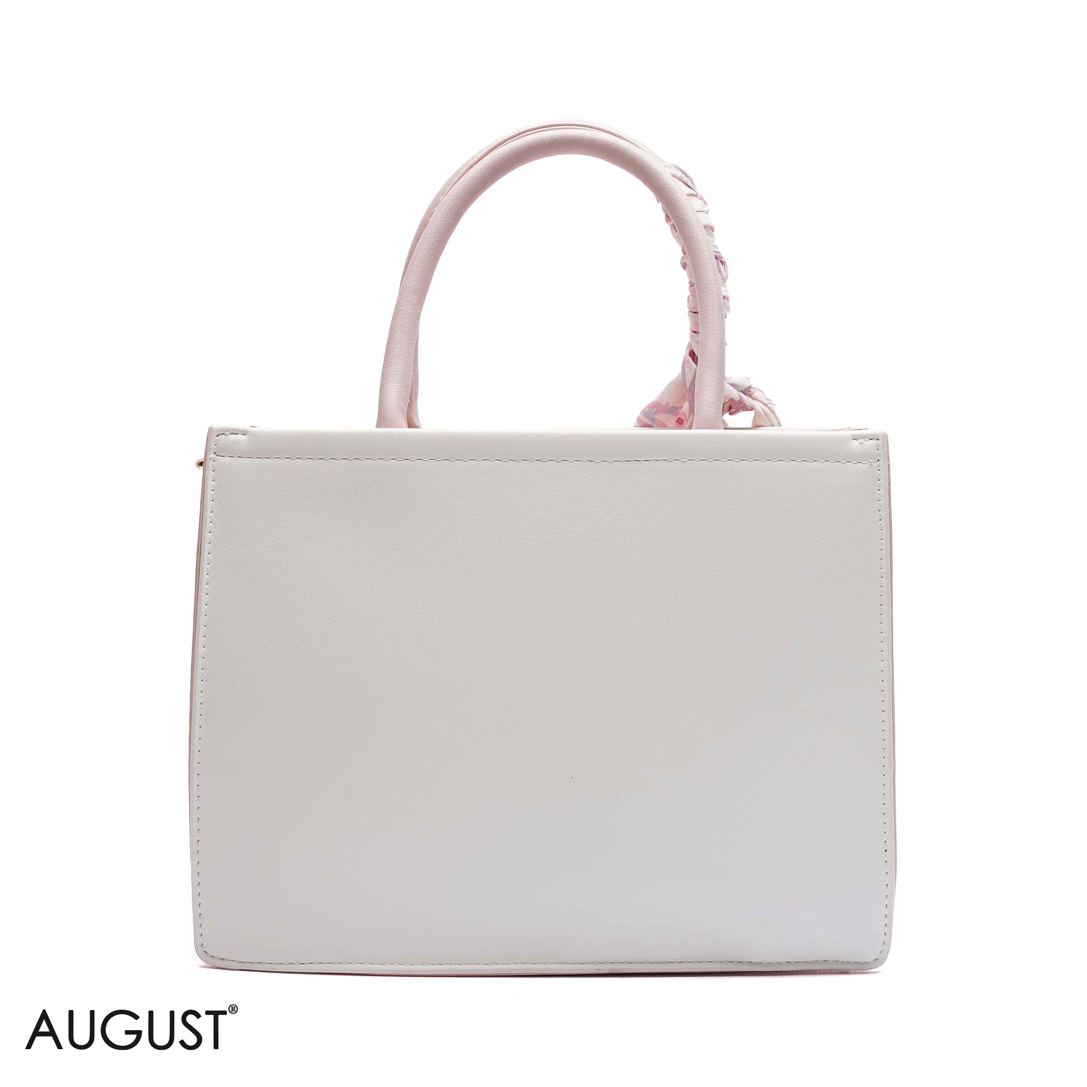 FLORAL EMBROIDERED HANDBAG WITH POUCH - SMALL