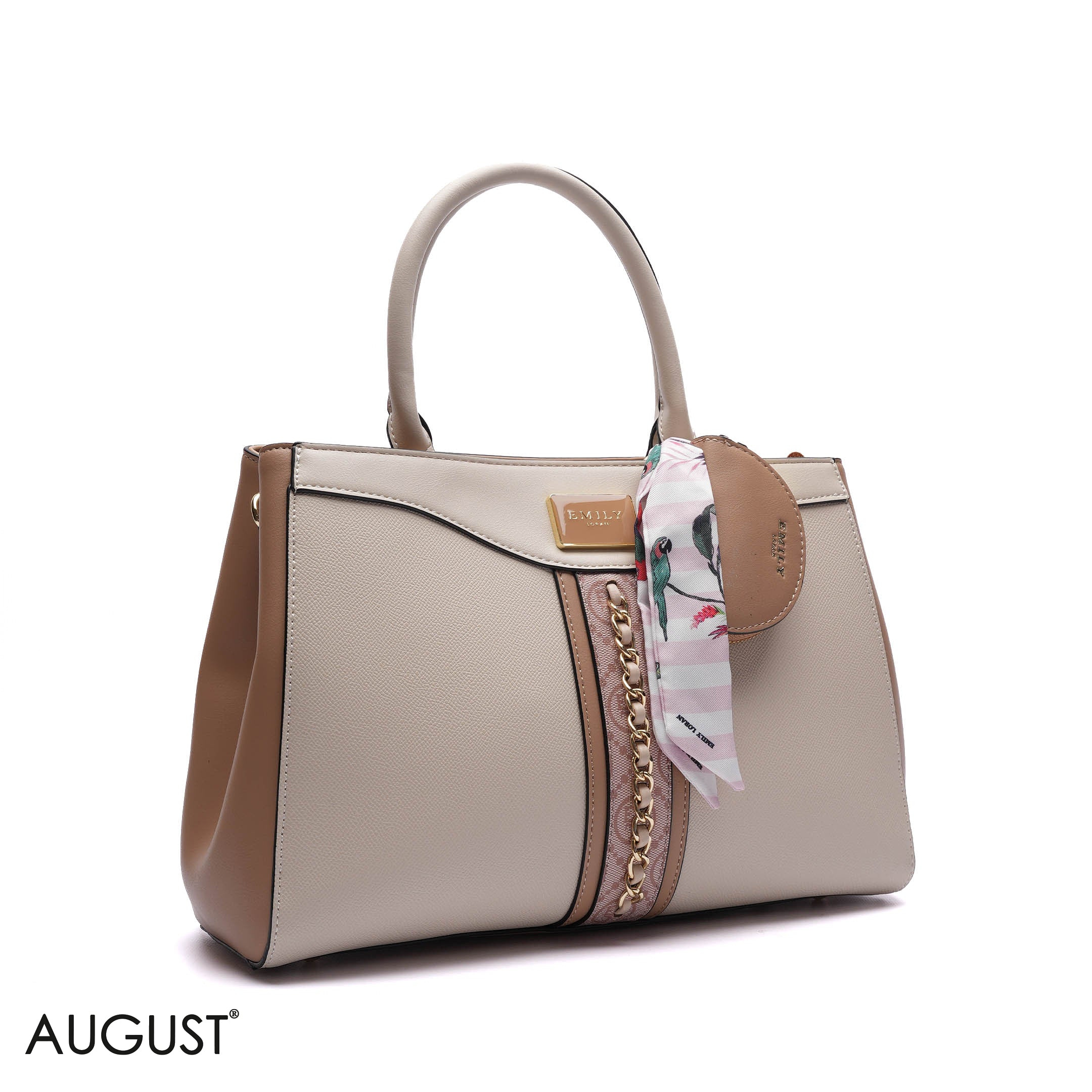 CHAIN-DETAIL HANDBAG WITH COIN PURSE