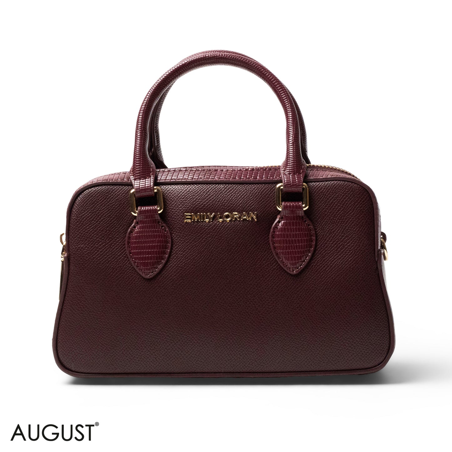 LEATHER HANDBAG WITH MINI WALLET SNAKE -SMALL